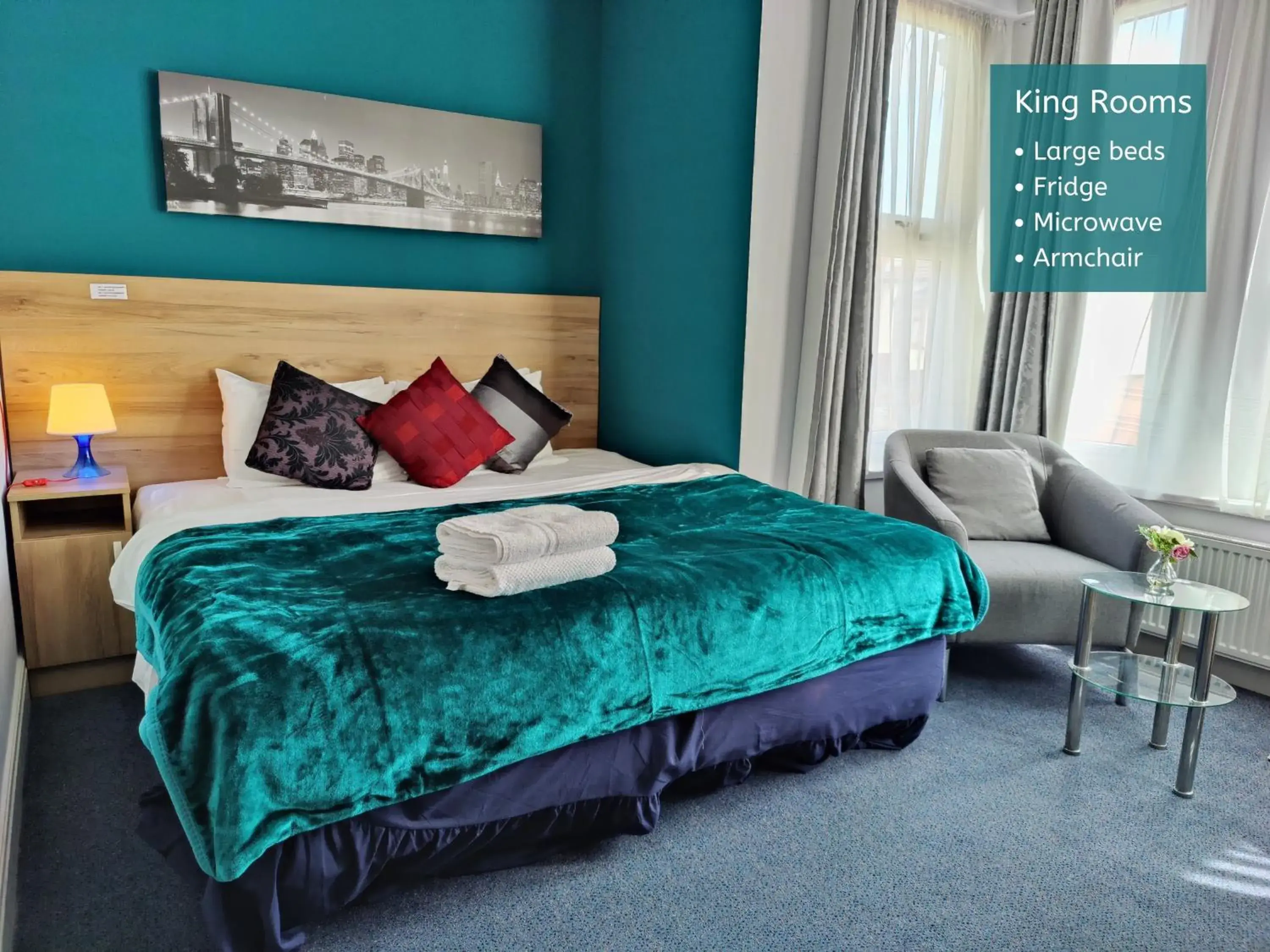 Bed in Wellesley Hotel Bed in Wellesley Hotel