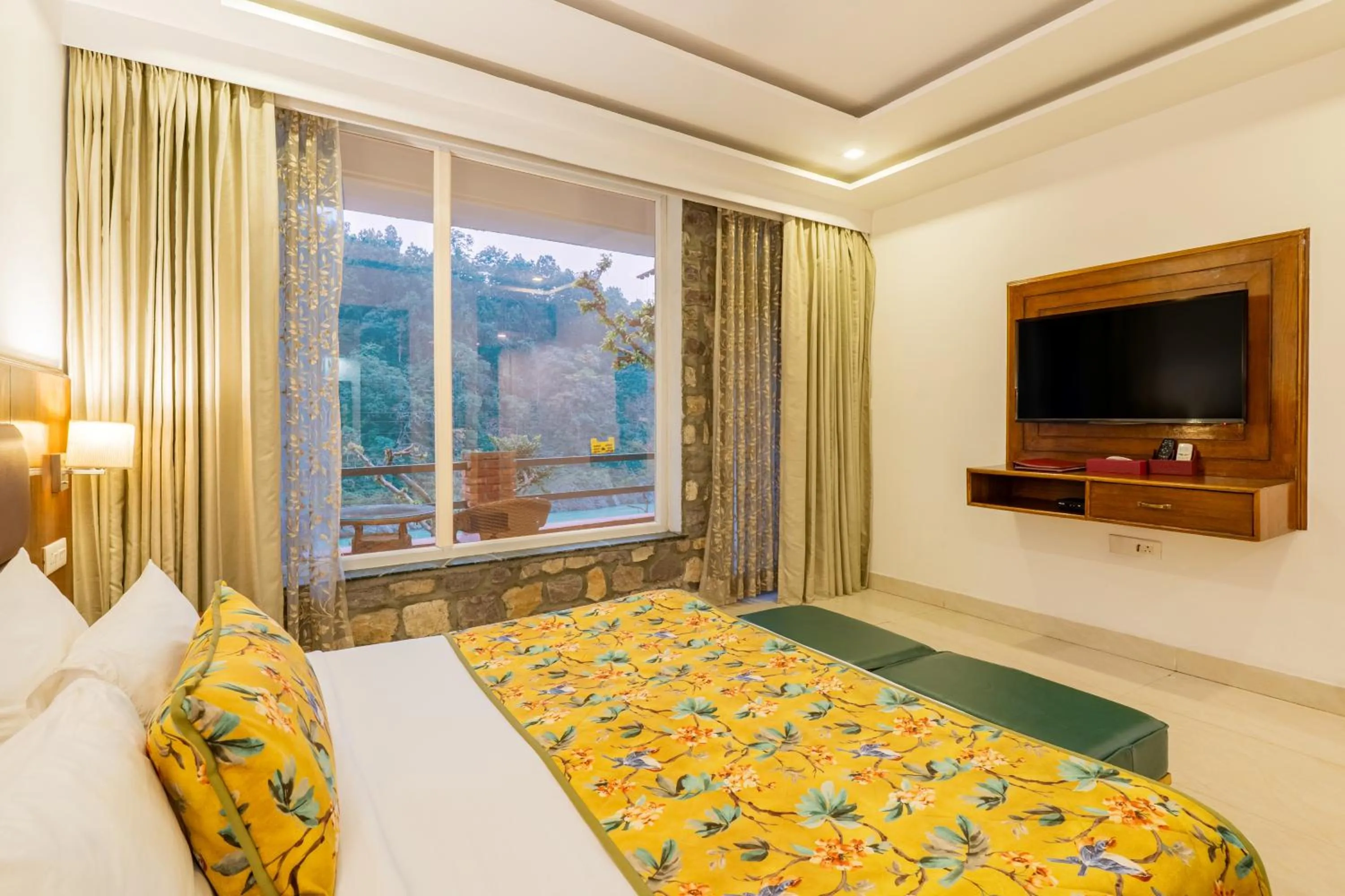 Bedroom, Bed in Summit By The Ganges Beach Resort & Spa