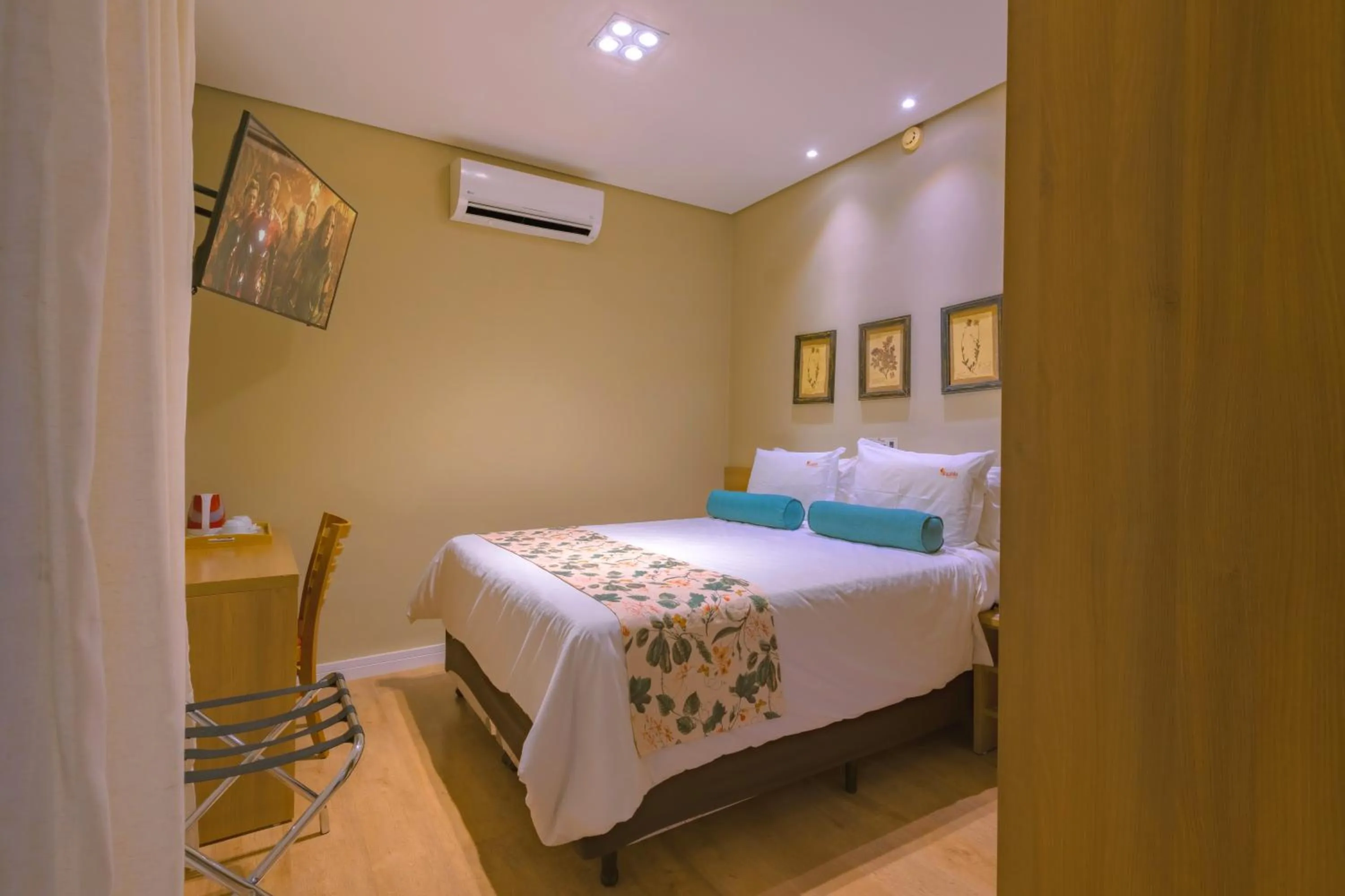 Bed in Araçatuba Plaza Hotel