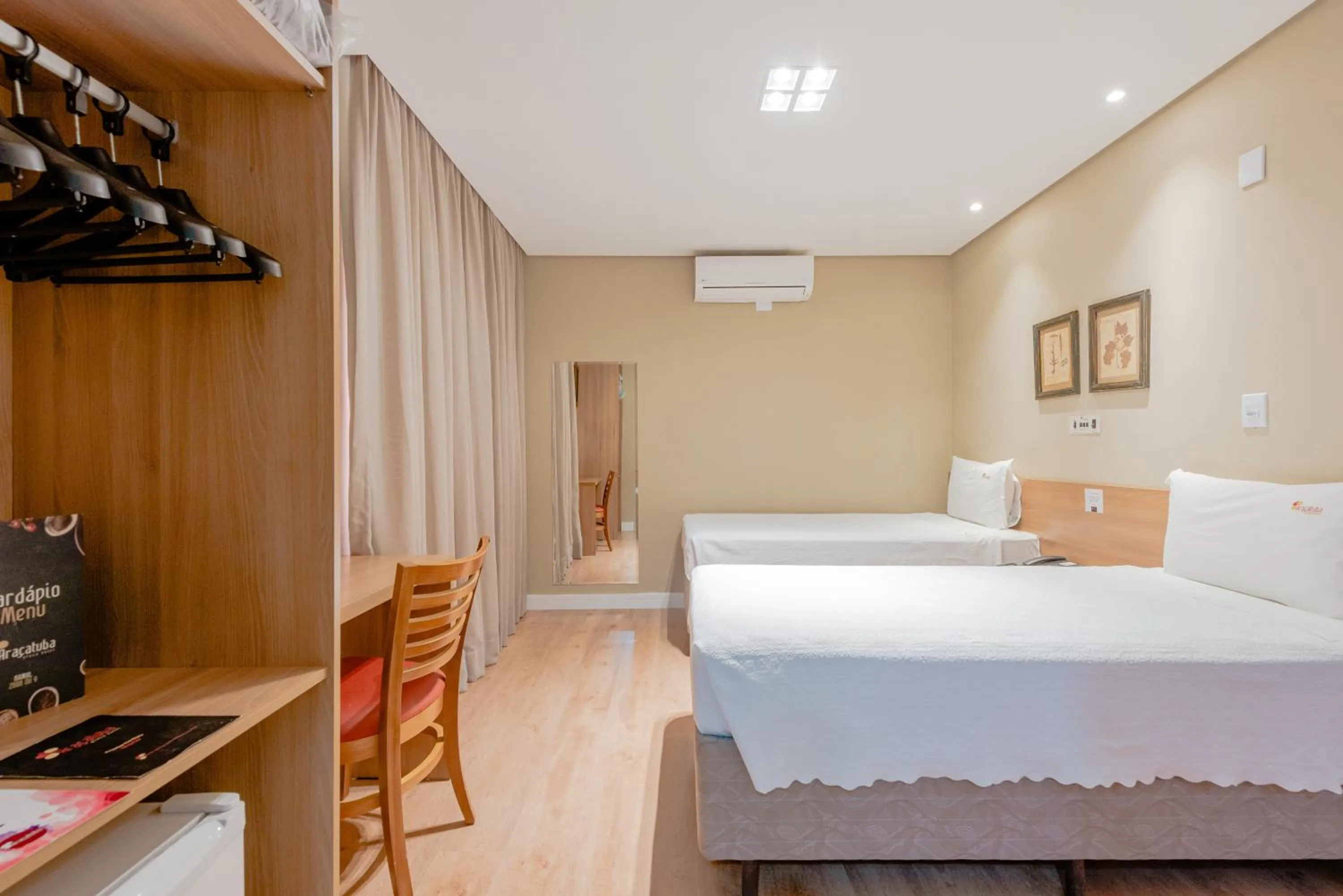 Bedroom, Bed in Araçatuba Plaza Hotel