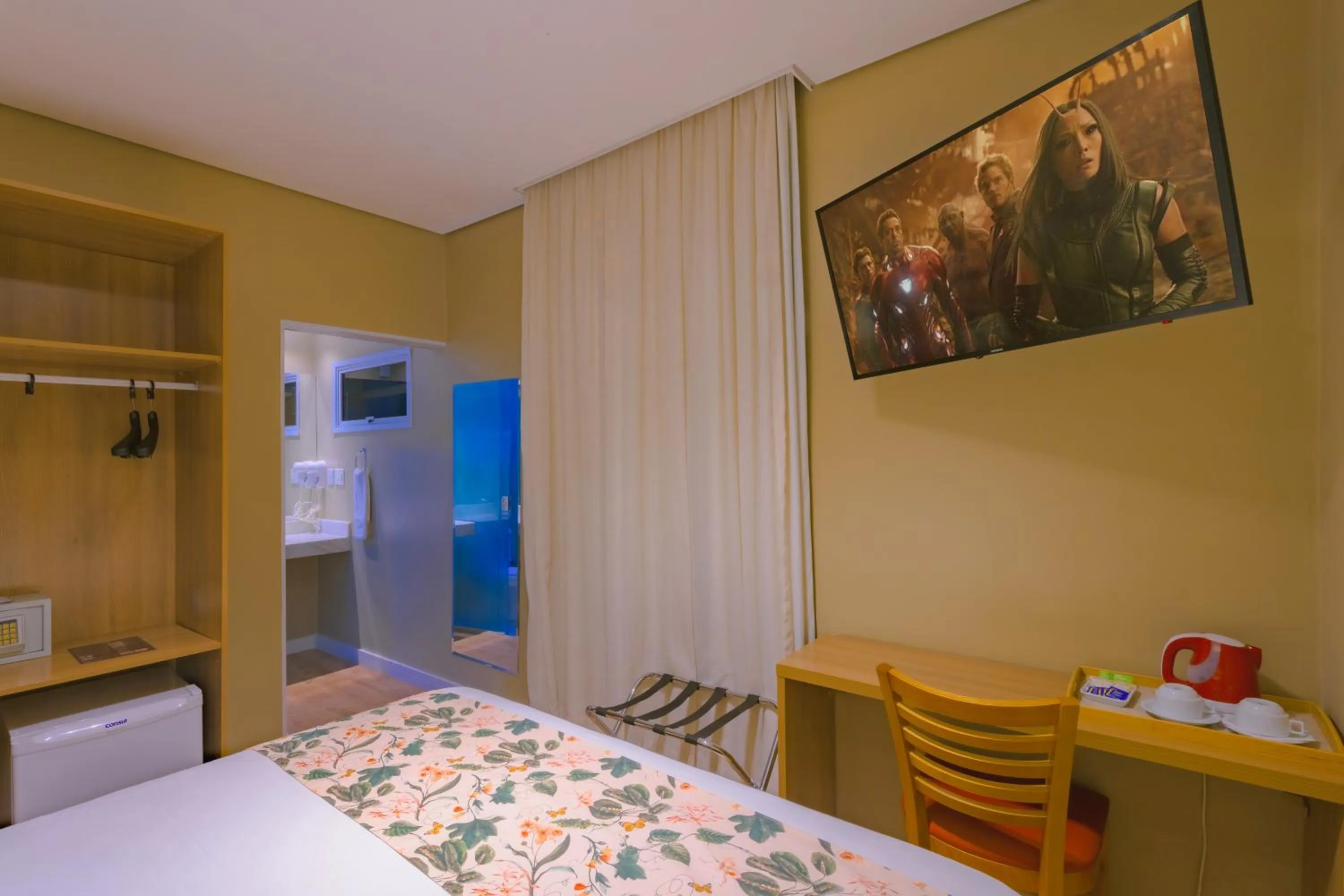 Bedroom, Bed in Araçatuba Plaza Hotel