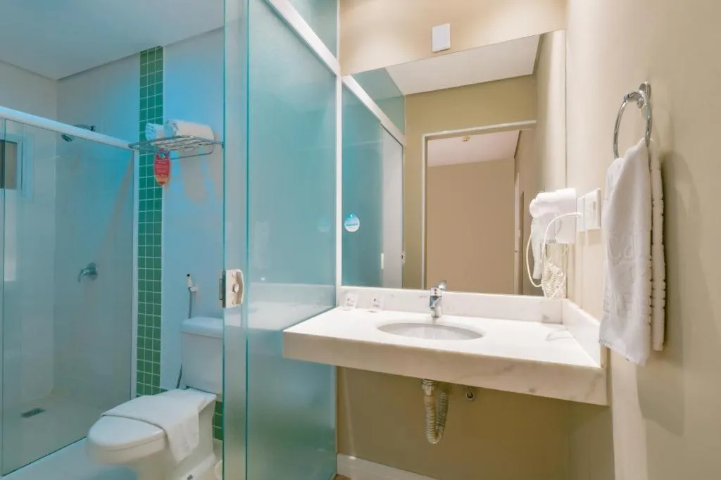 Bathroom in Araçatuba Plaza Hotel