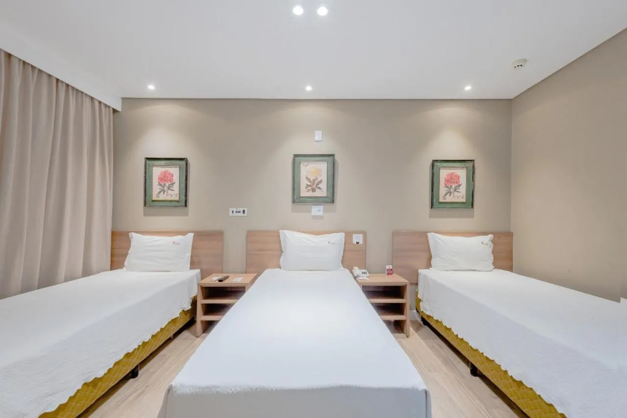 Bedroom, Bed in Araçatuba Plaza Hotel