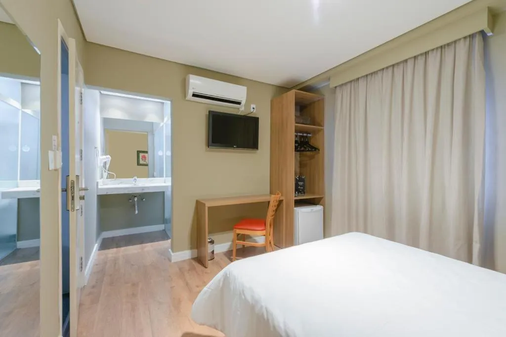 Bedroom, Bed in Araçatuba Plaza Hotel