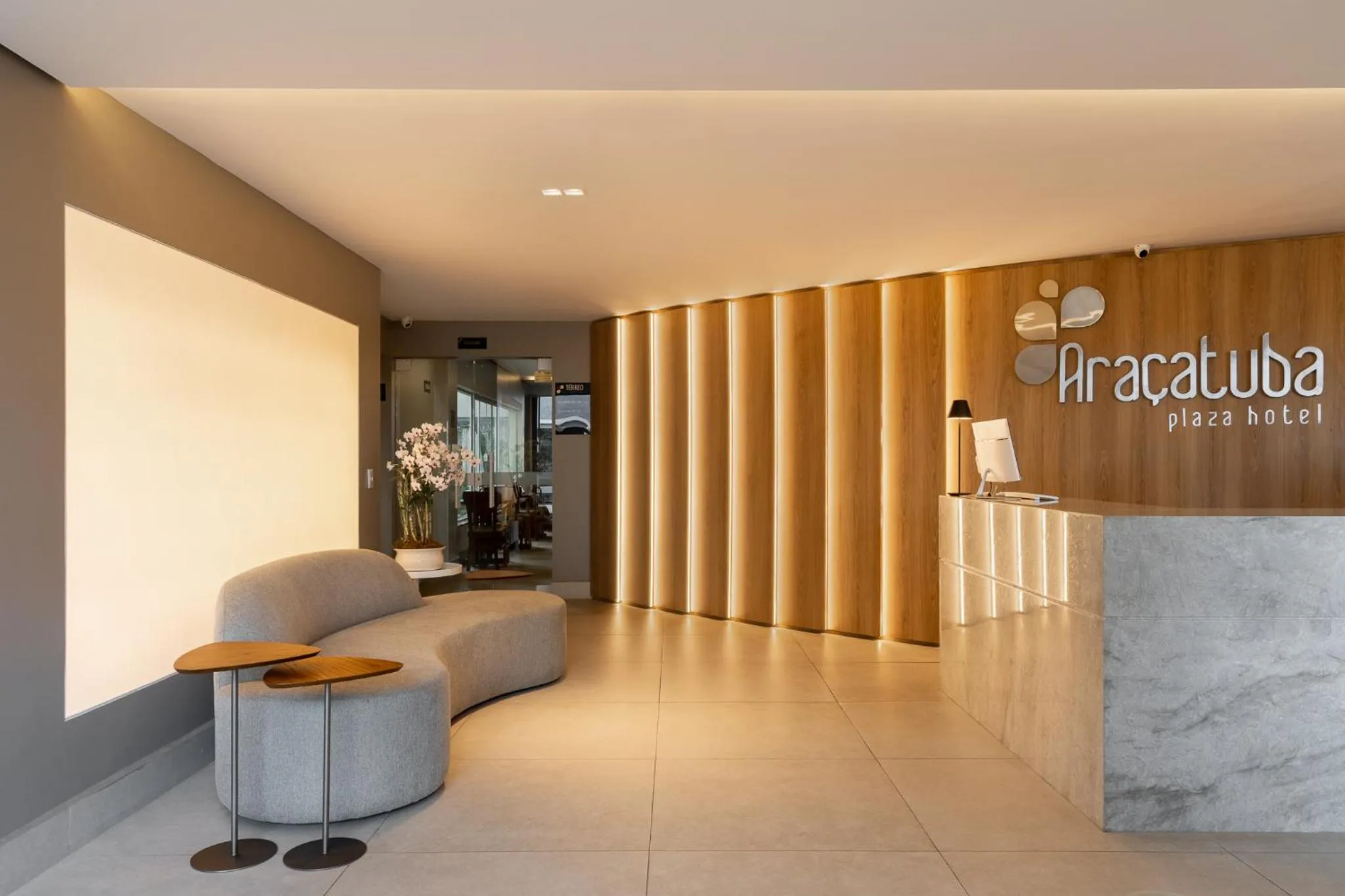 Lobby or reception in Araçatuba Plaza Hotel