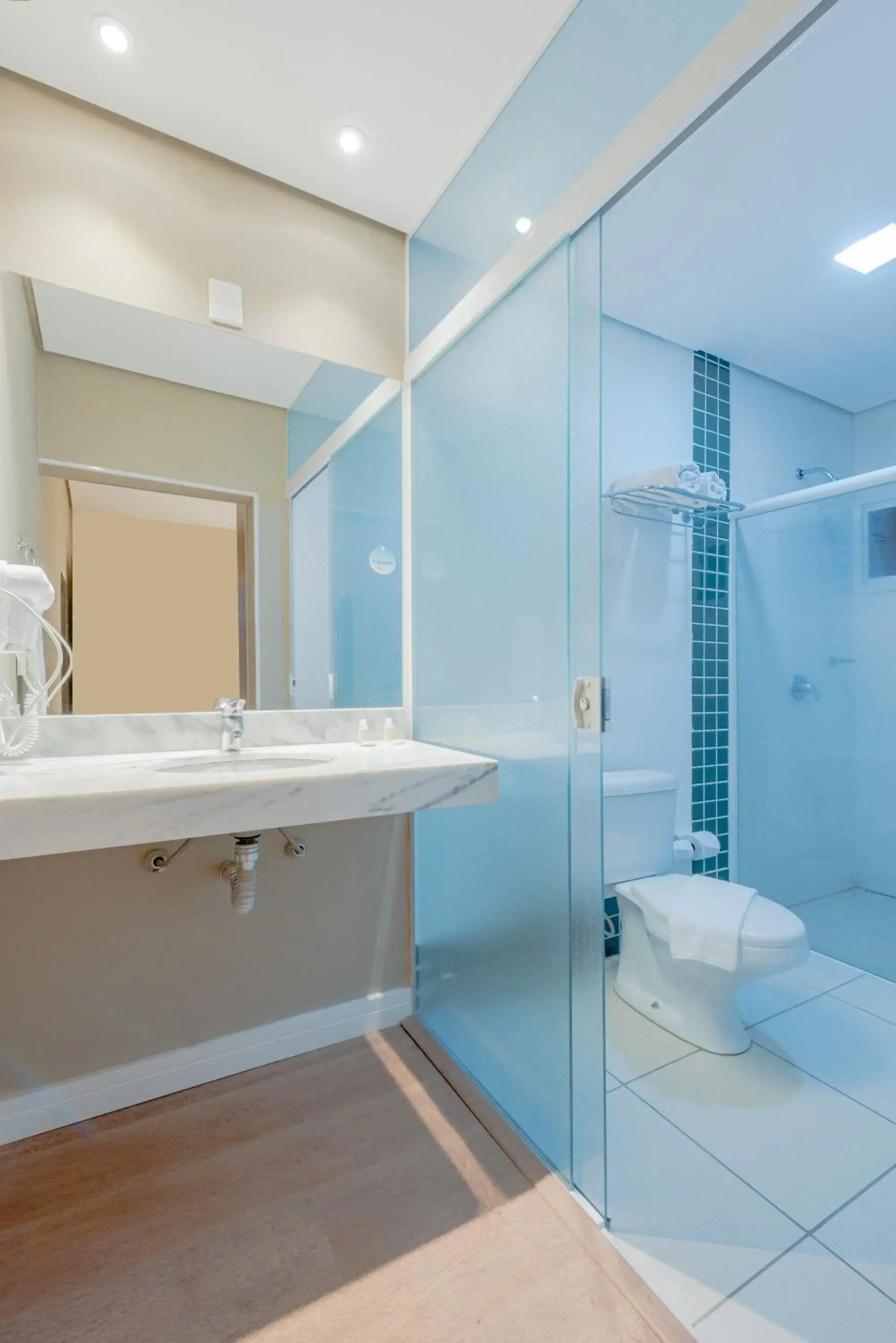 Bathroom in Araçatuba Plaza Hotel Bathroom in Araçatuba Plaza Hotel