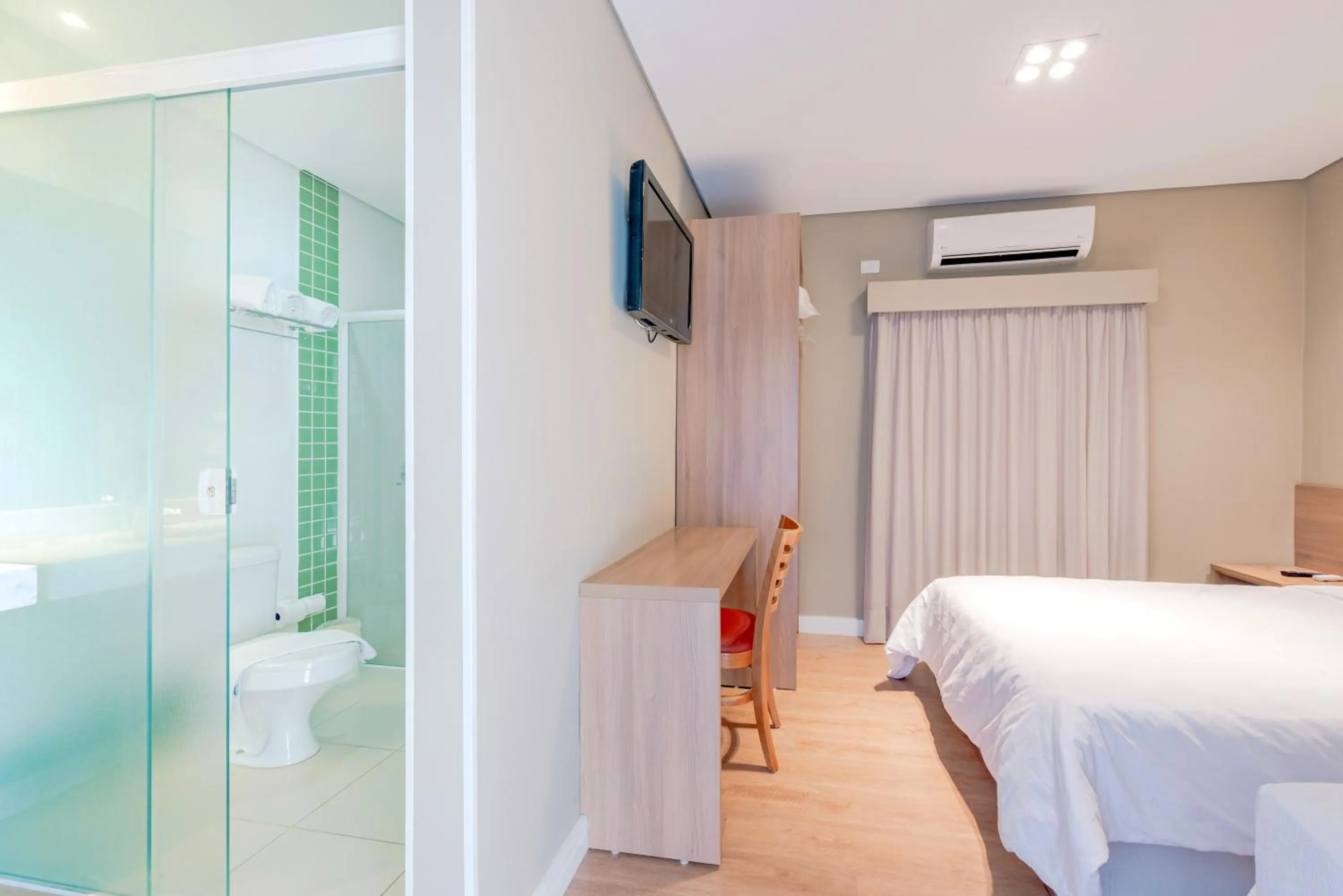 Bedroom, Bed in Araçatuba Plaza Hotel