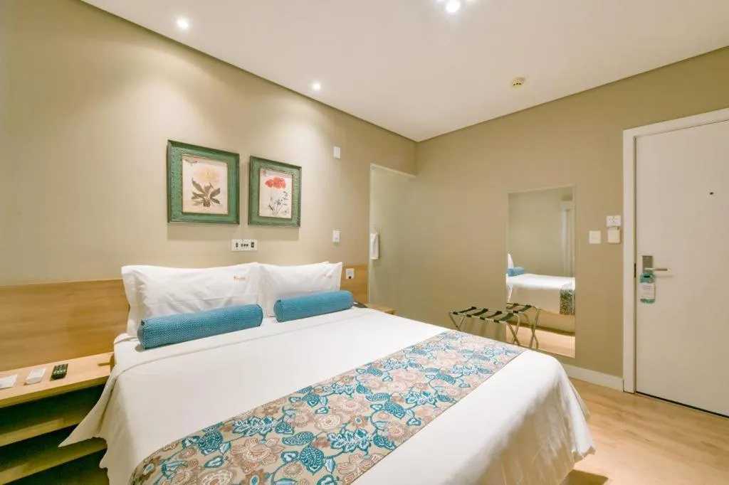 Bedroom, Bed in Araçatuba Plaza Hotel