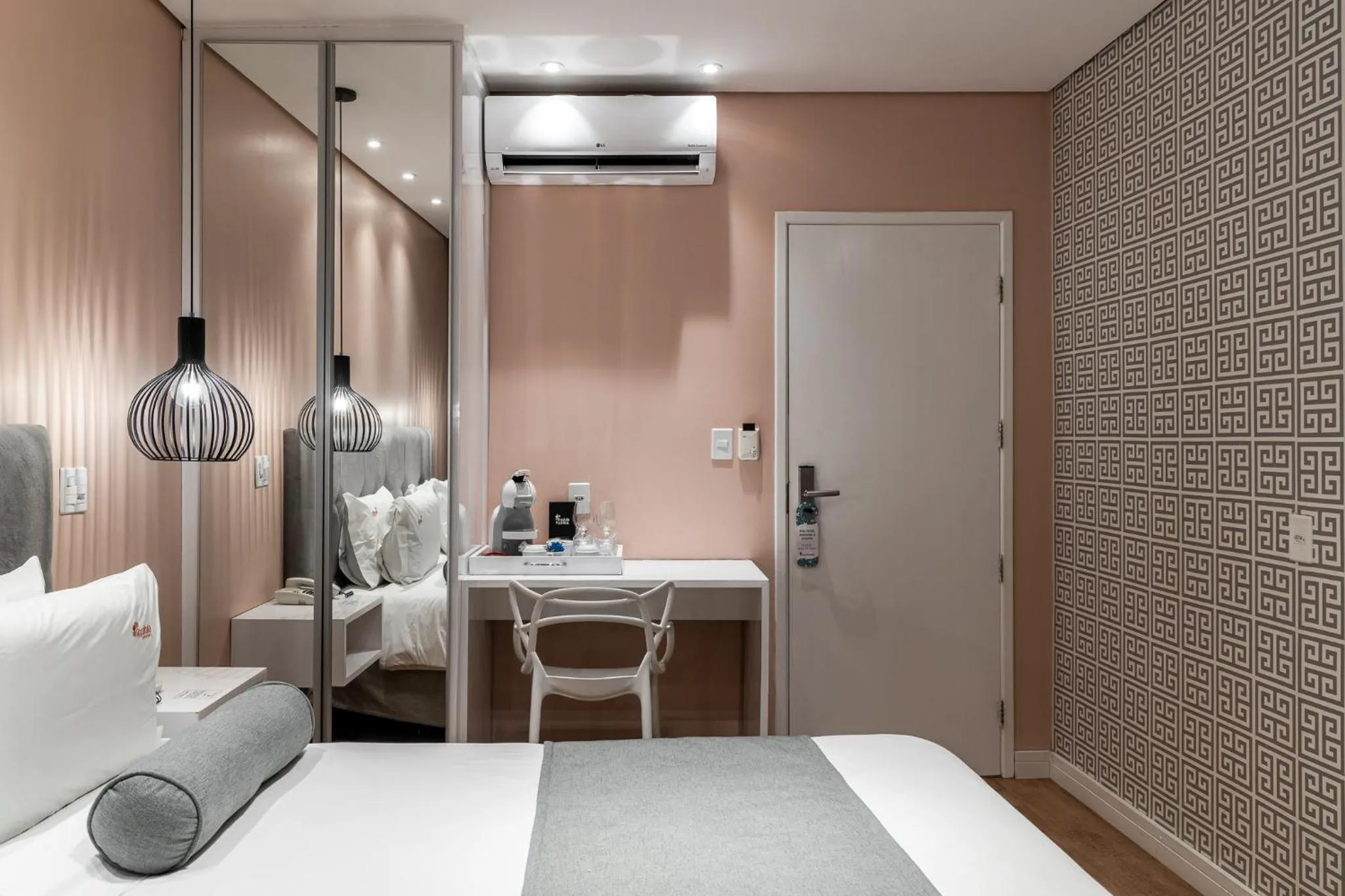 Bed in Araçatuba Plaza Hotel