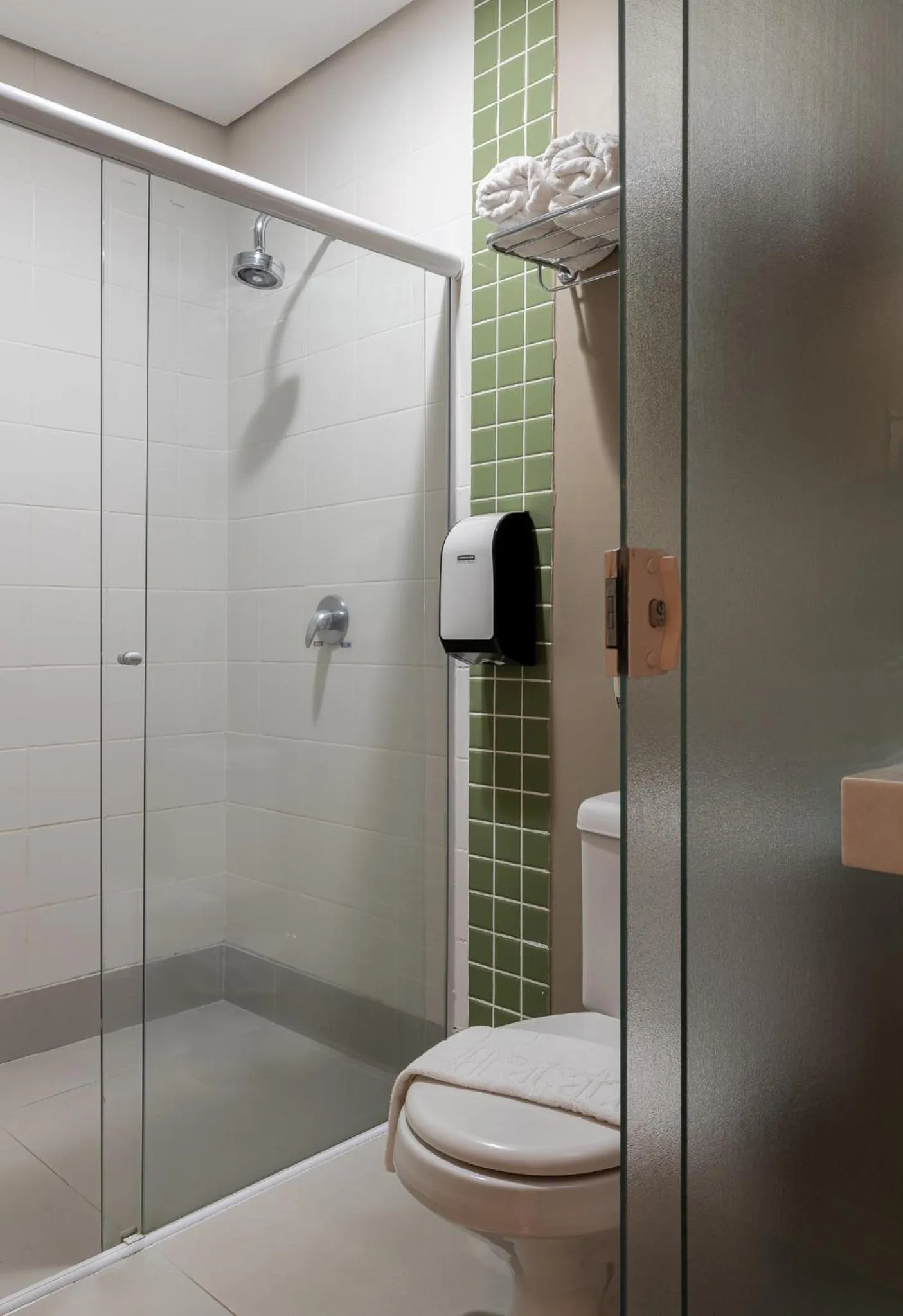 Shower in Araçatuba Plaza Hotel