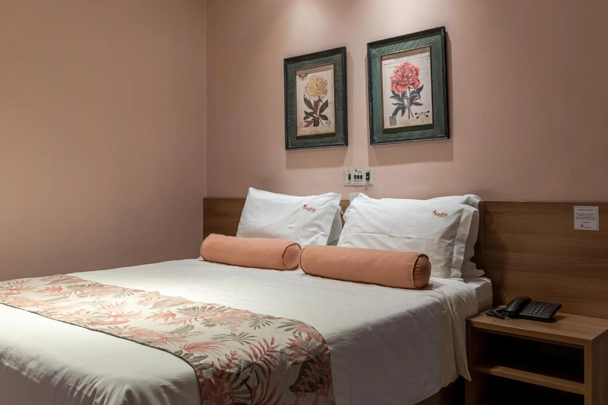 Bed in Araçatuba Plaza Hotel