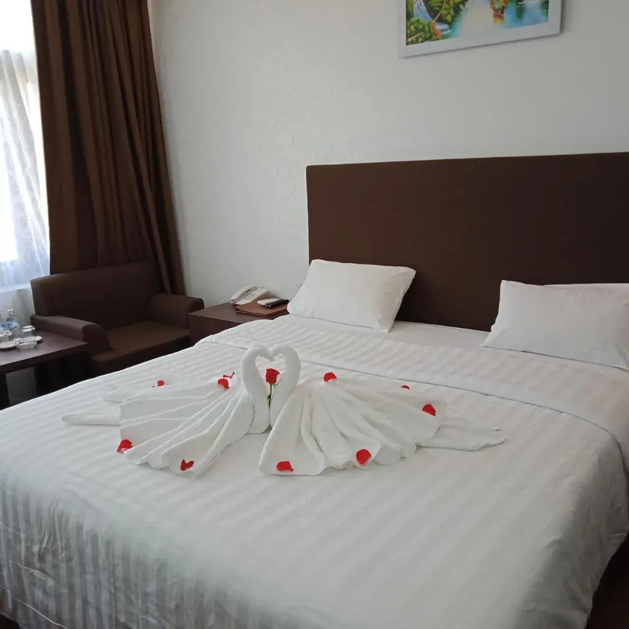 Bed in Bình Minh Hotel Bed in Bình Minh Hotel