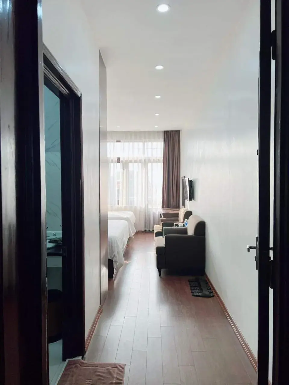 Bed in Bình Minh Hotel Bed in Bình Minh Hotel