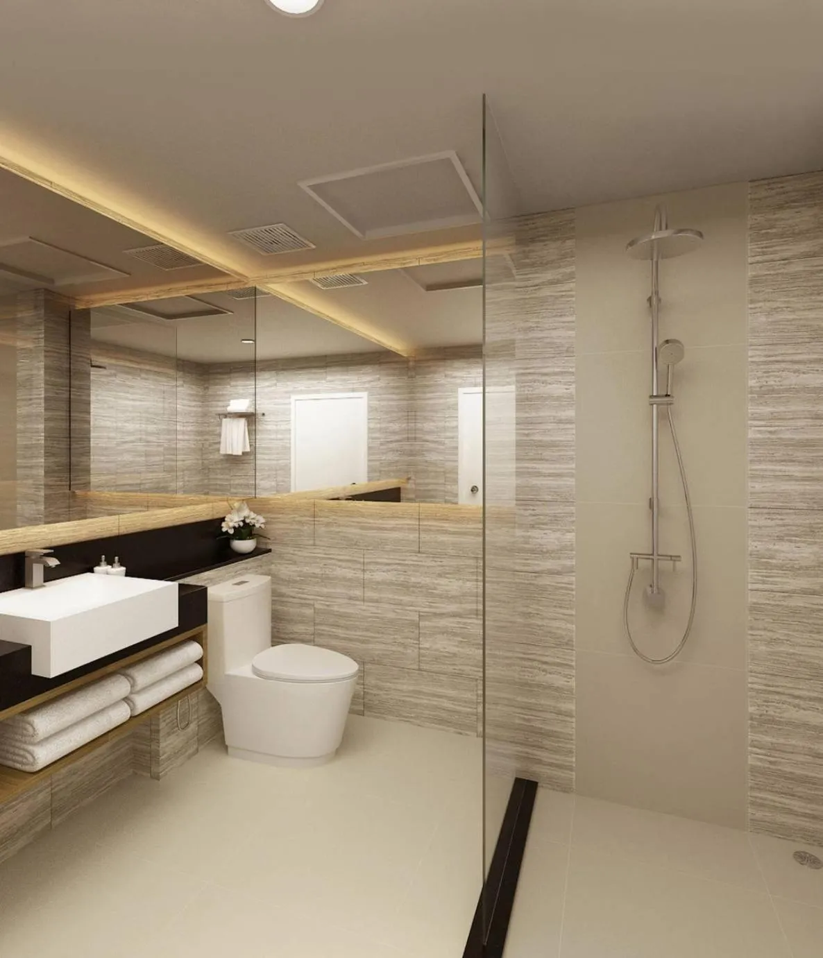 Bathroom in Fortune Hotel Buriram