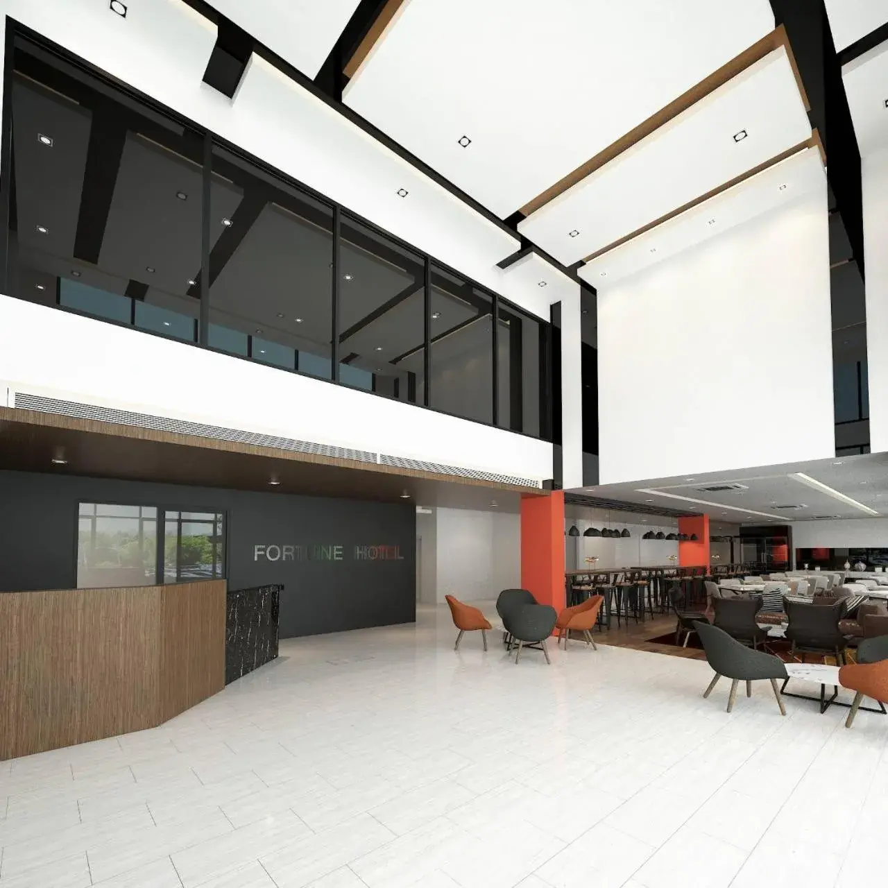 Lobby or reception in Fortune Hotel Buriram Lobby or reception in Fortune Hotel Buriram