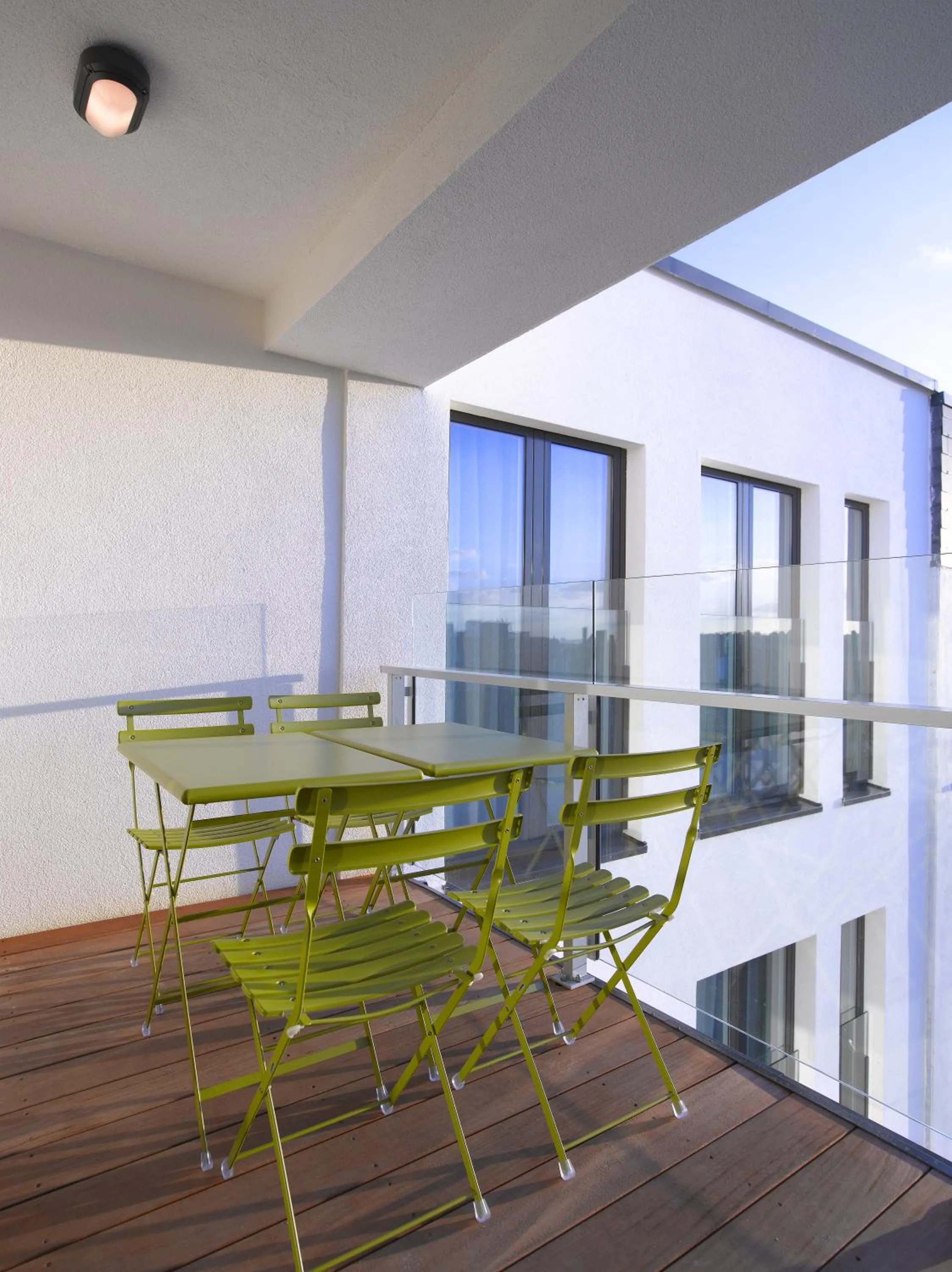 Balcony/Terrace in Thon Residence Florence Aparthotel