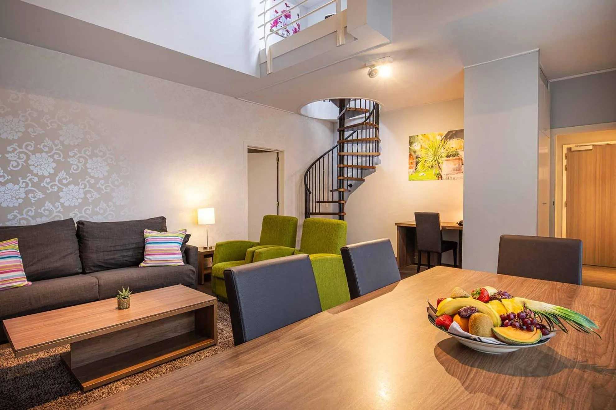 Living room in Thon Residence Florence Aparthotel