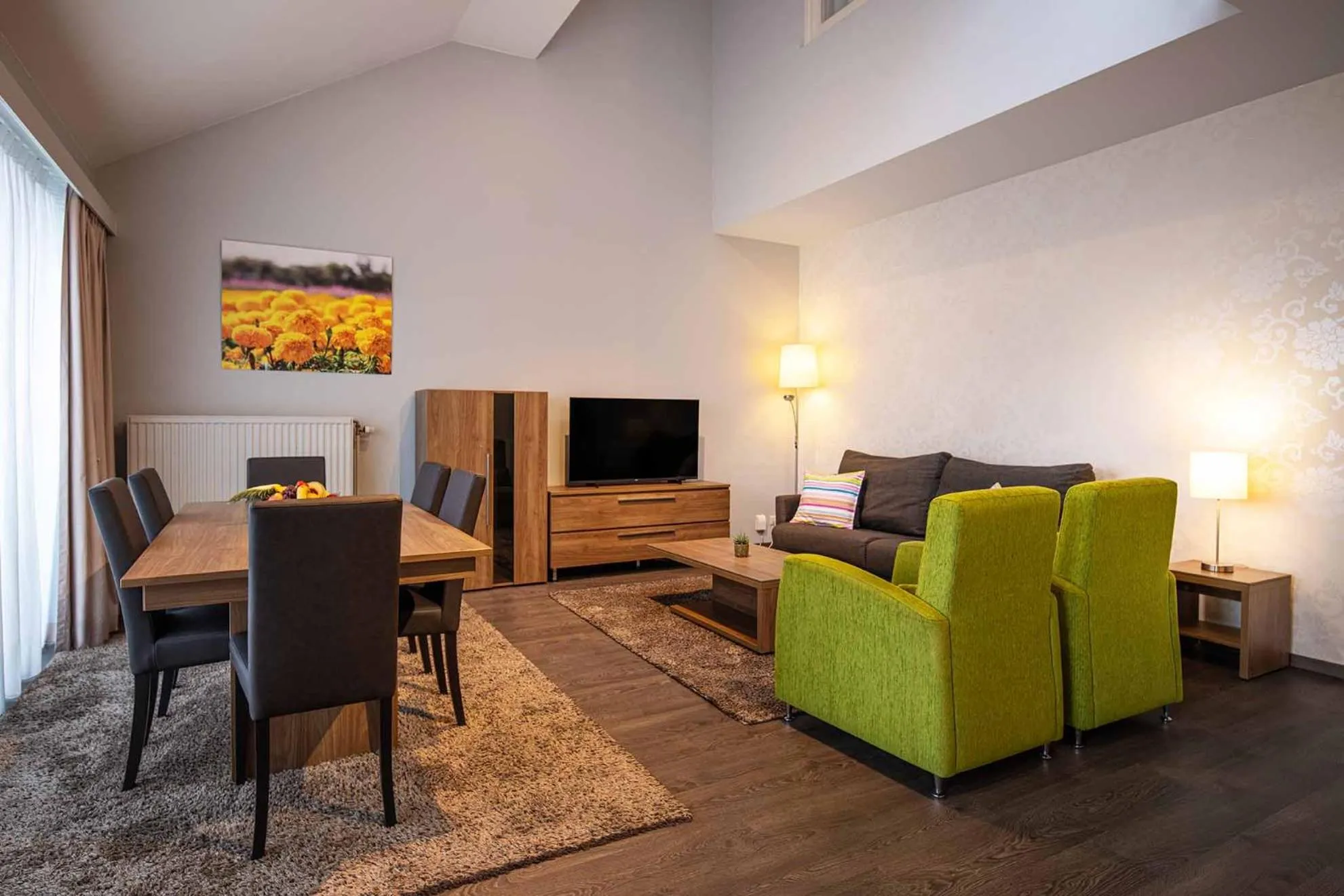 Living room in Thon Residence Florence Aparthotel