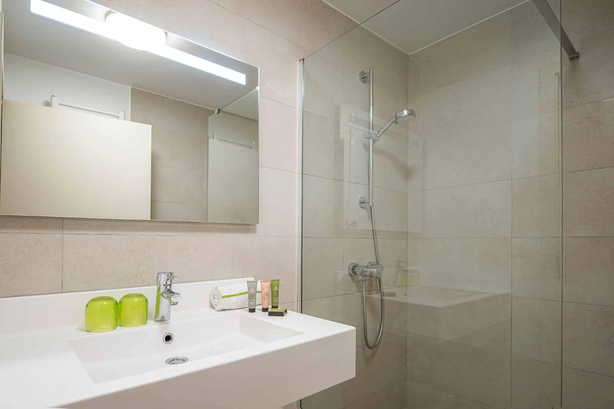 Bathroom in Thon Residence Florence Aparthotel