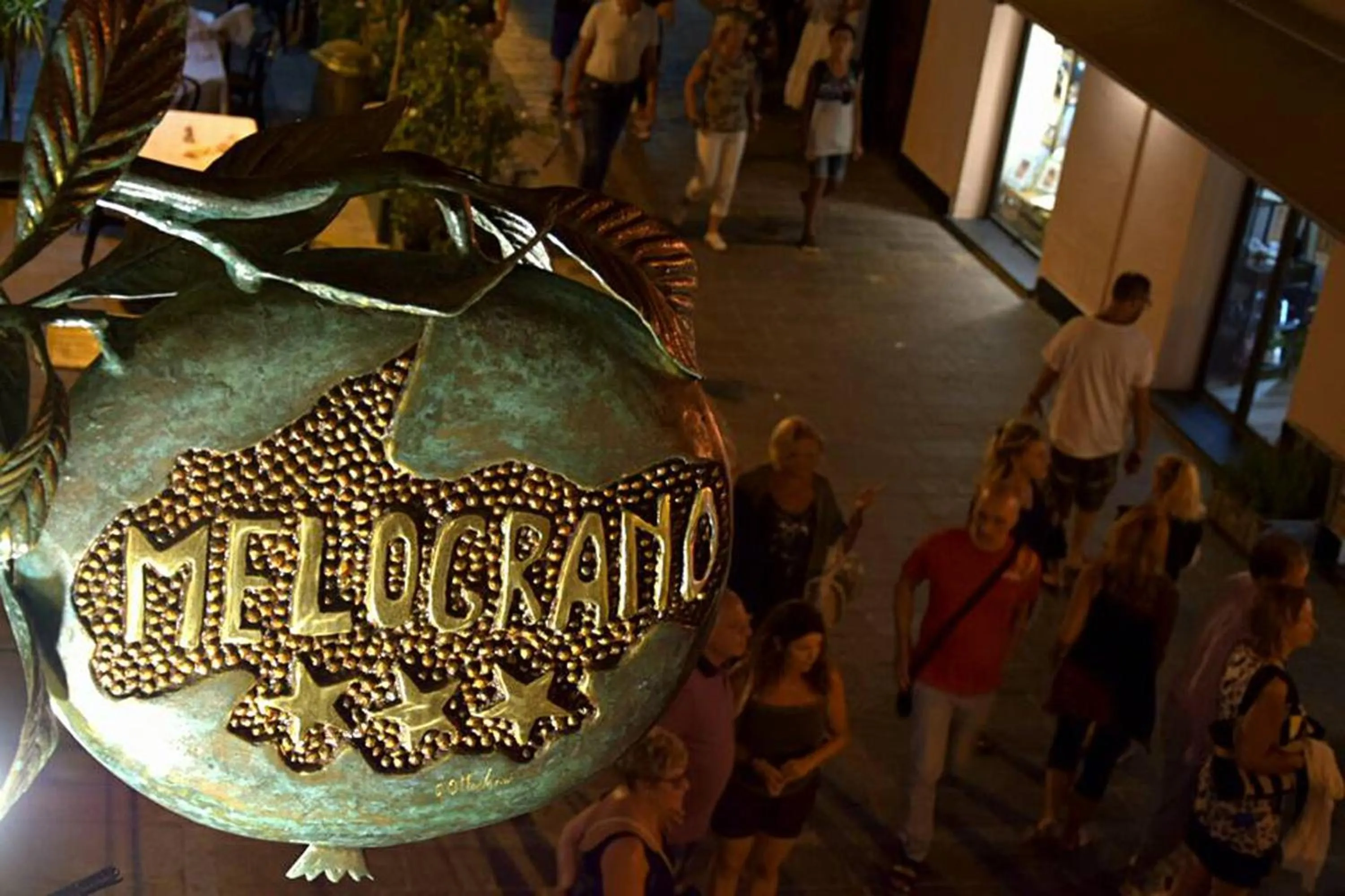 Decorative detail in Hotel Melograno