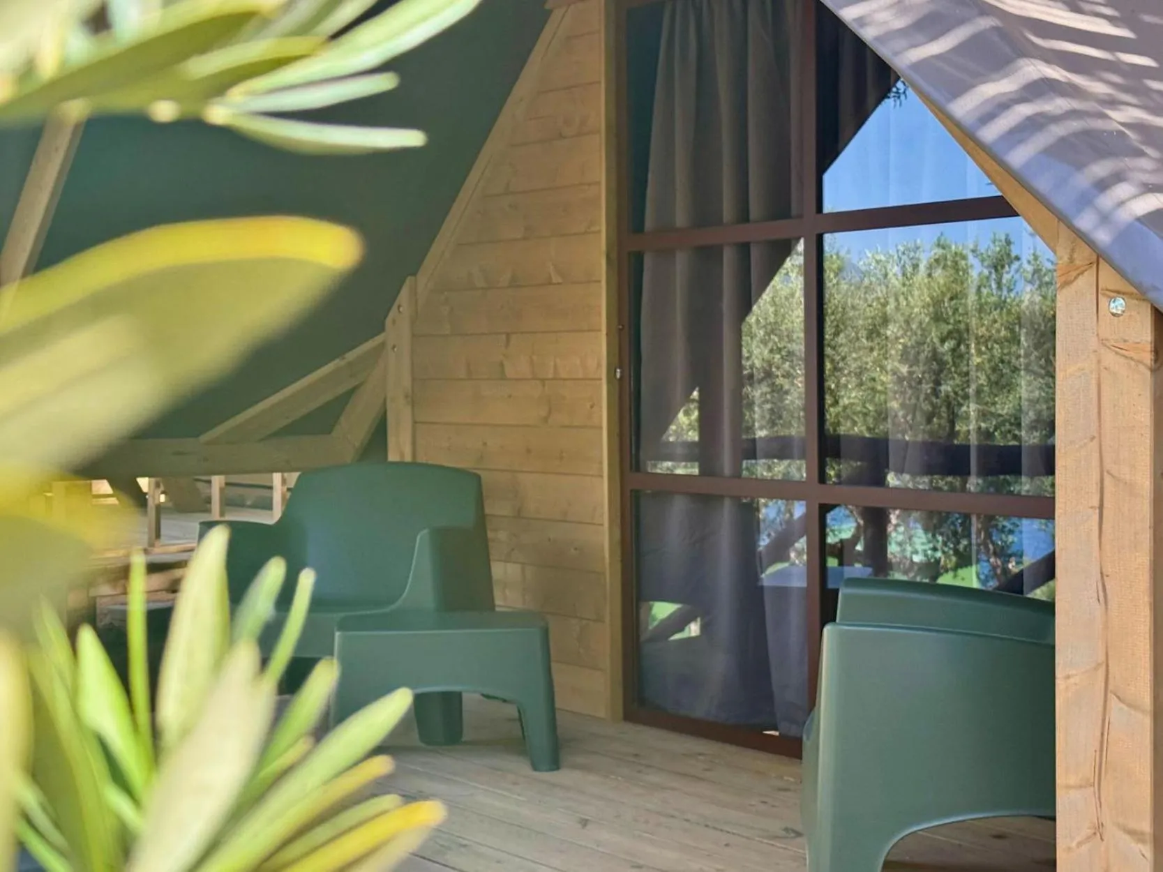 Balcony/Terrace in Hostel & Glamping Santa Fortunata