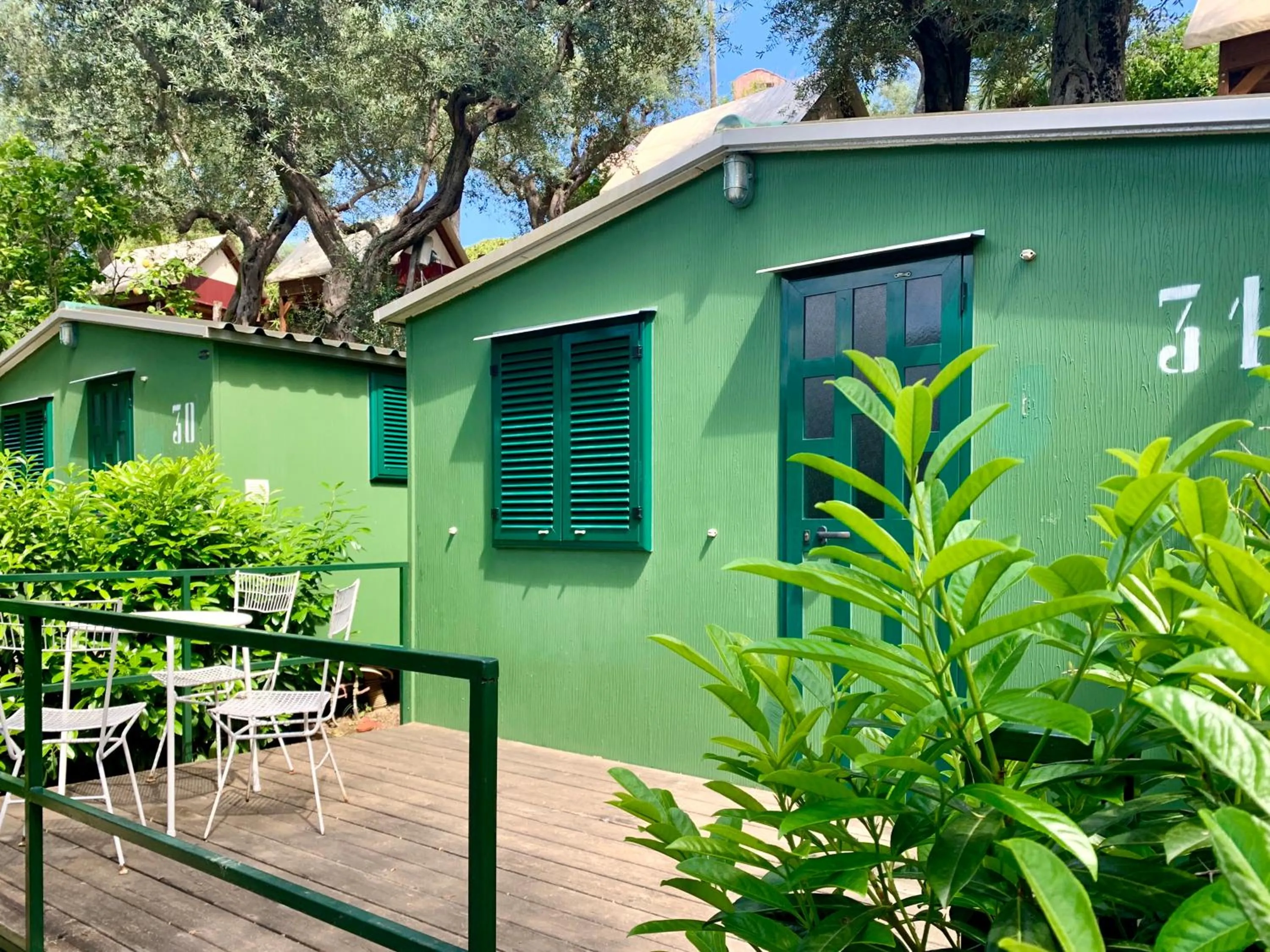 Patio in Hostel & Glamping Santa Fortunata