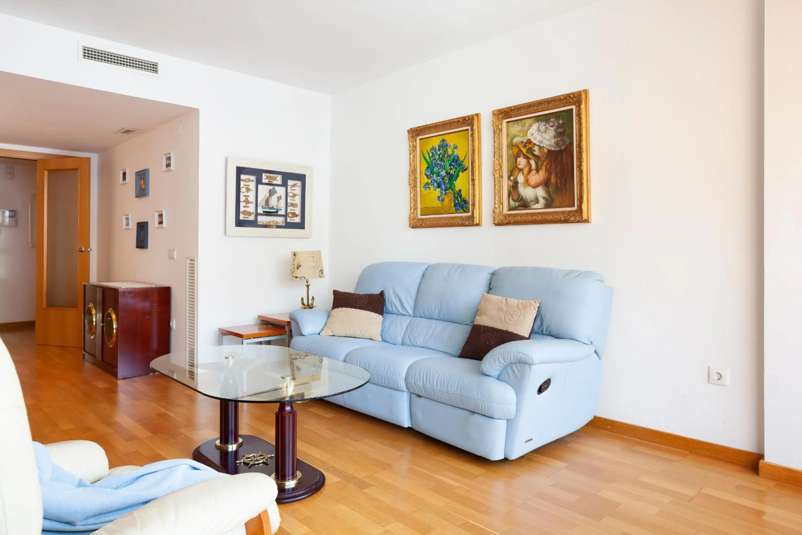 Living room in Lets Holidays Excellent apartment next beach 6