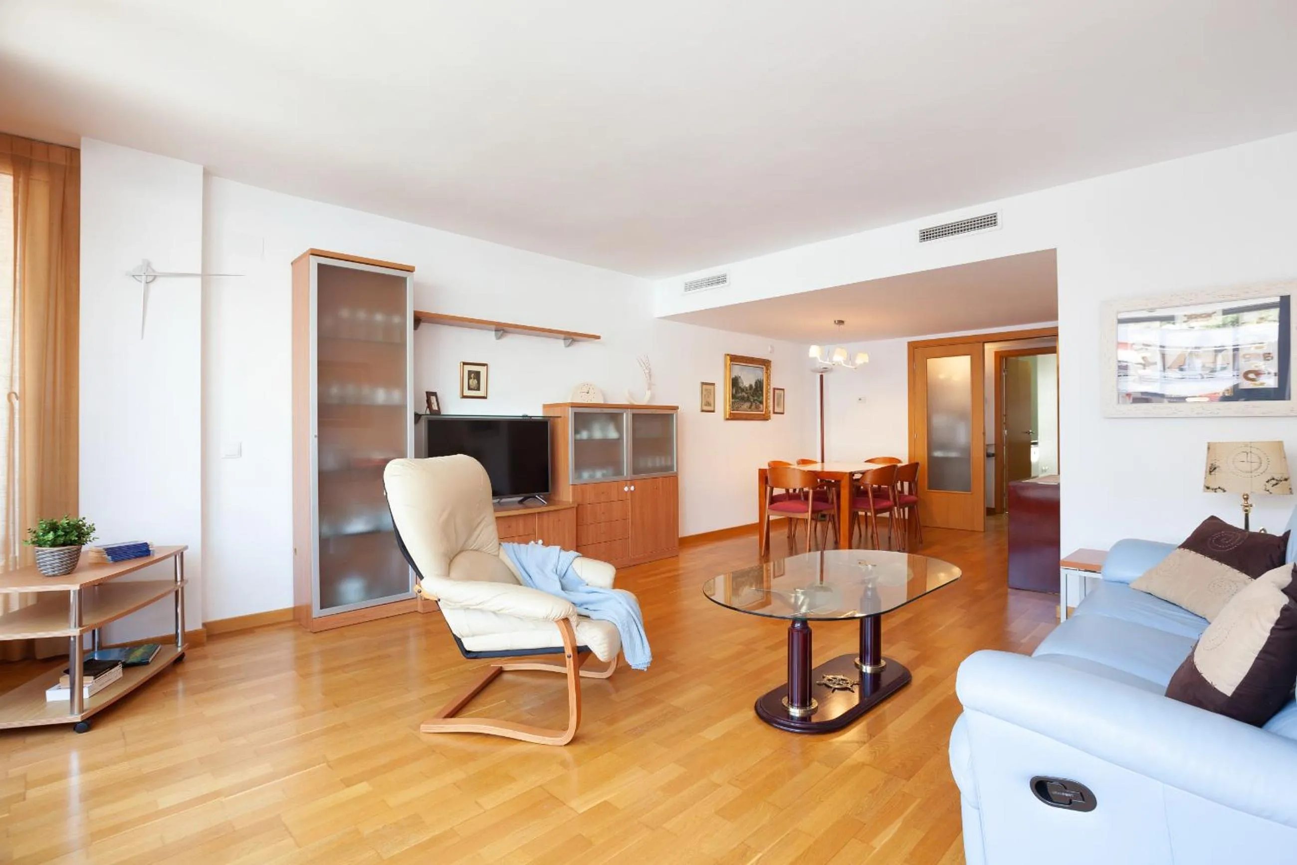 Living room in Lets Holidays Excellent apartment next beach 6
