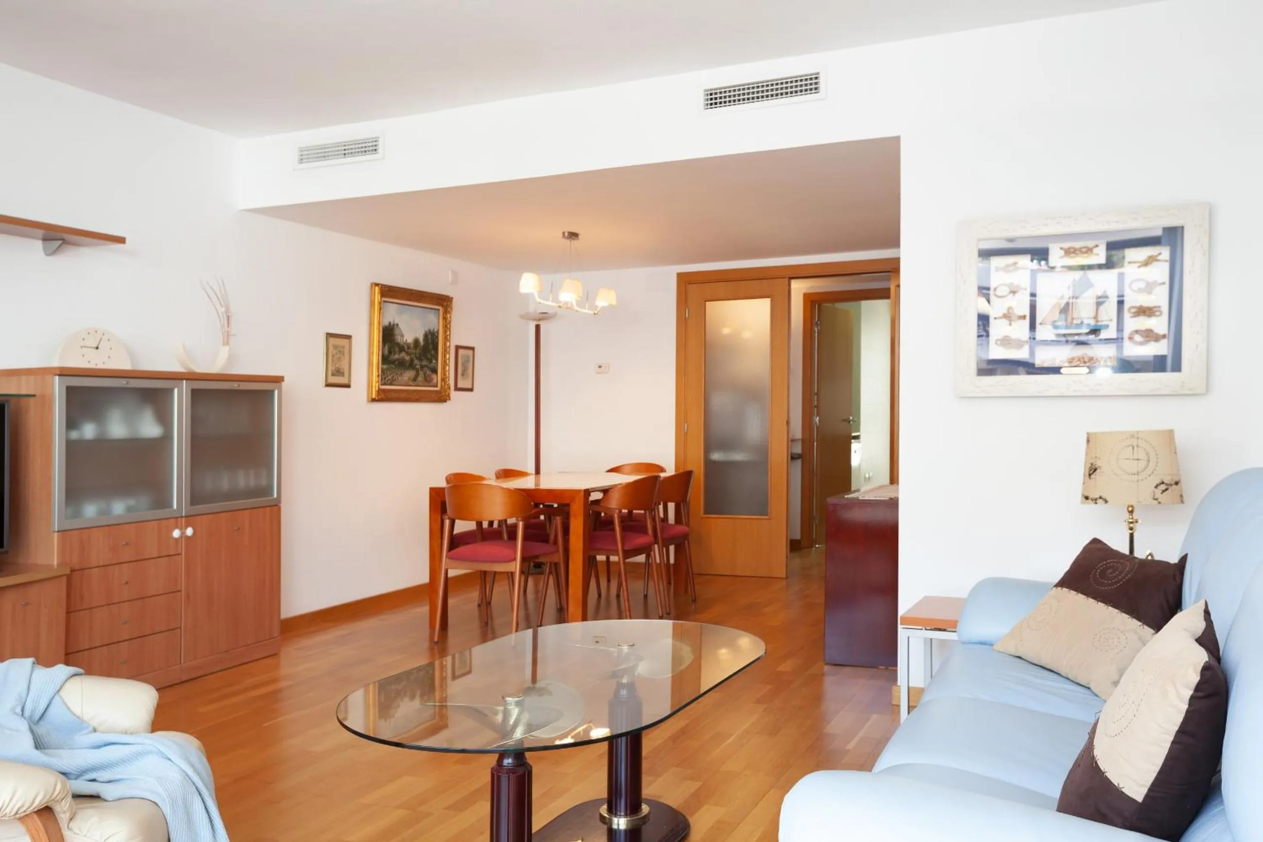 Living room in Lets Holidays Excellent apartment next beach 6