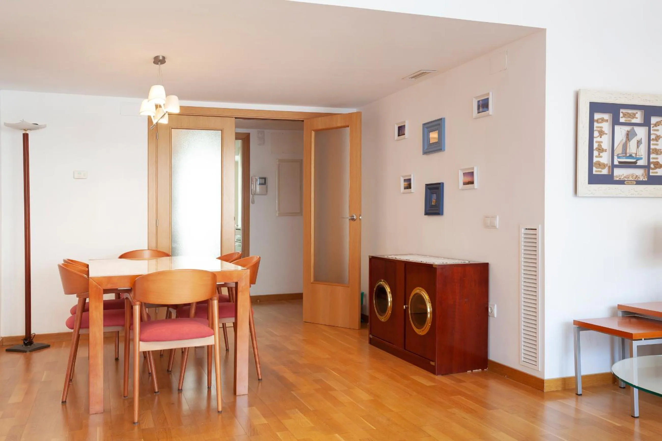 Dining area in Lets Holidays Excellent apartment next beach 6