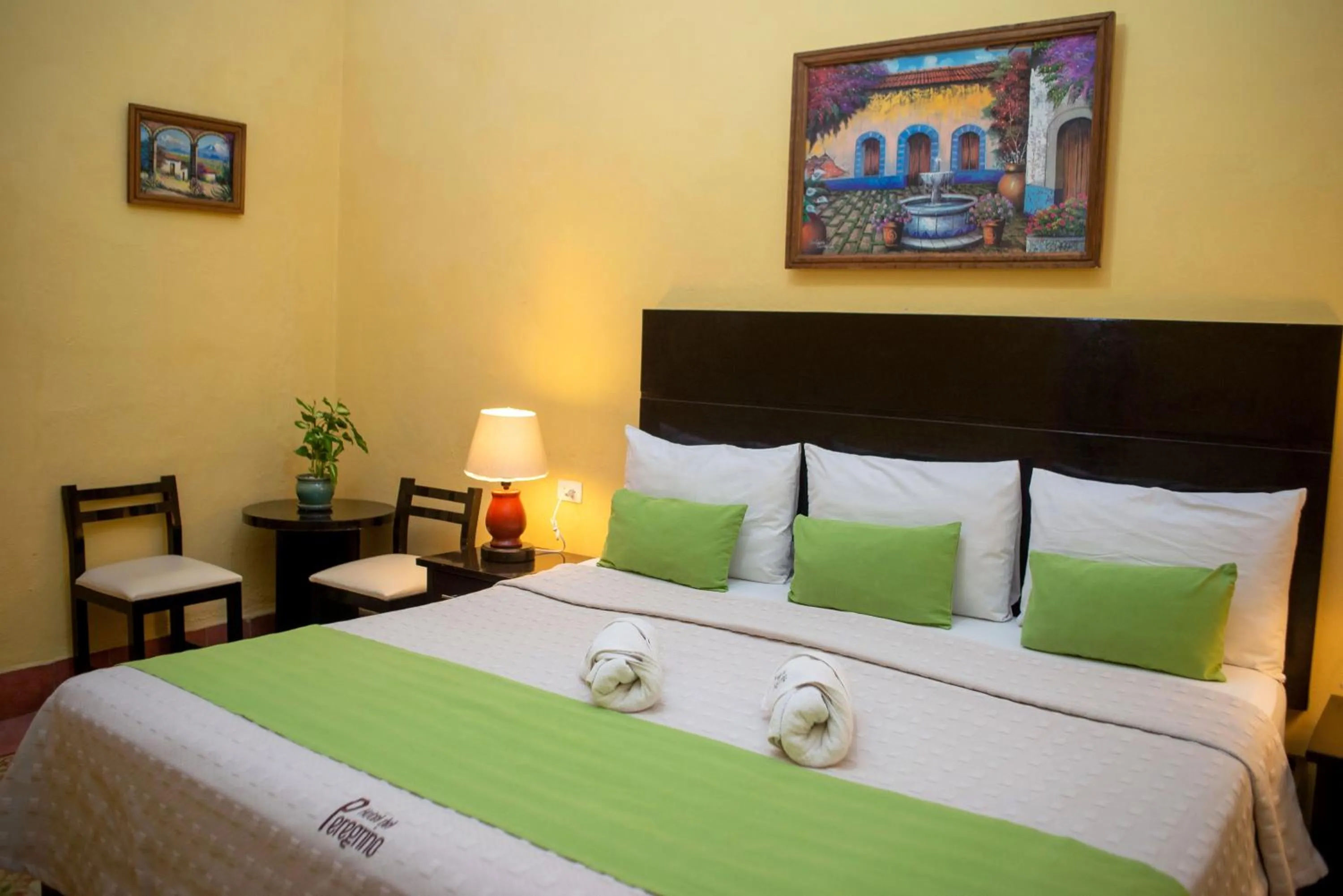 Bed in Hotel del Peregrino Boutique Hotel