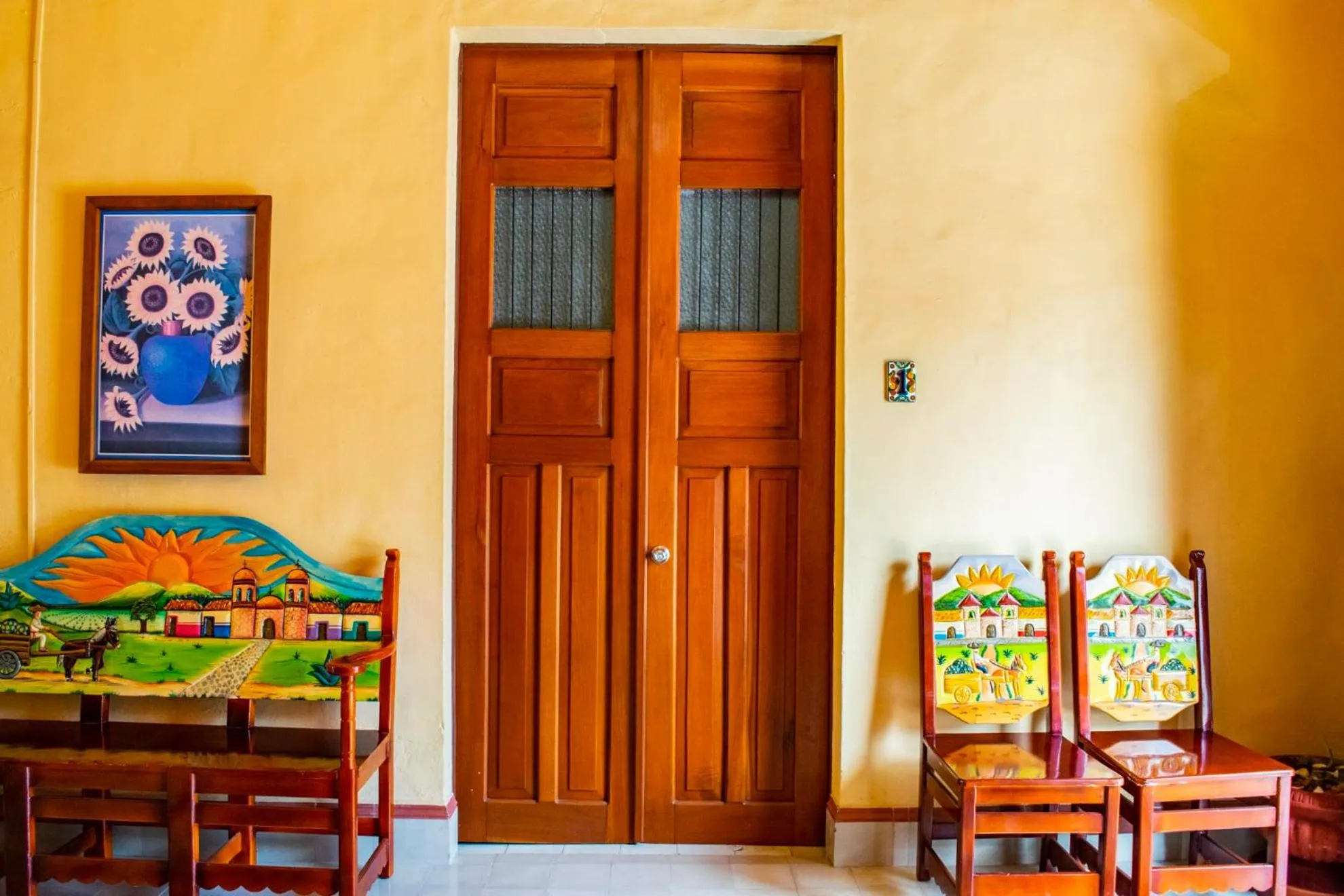 Decorative detail in Hotel del Peregrino Boutique Hotel
