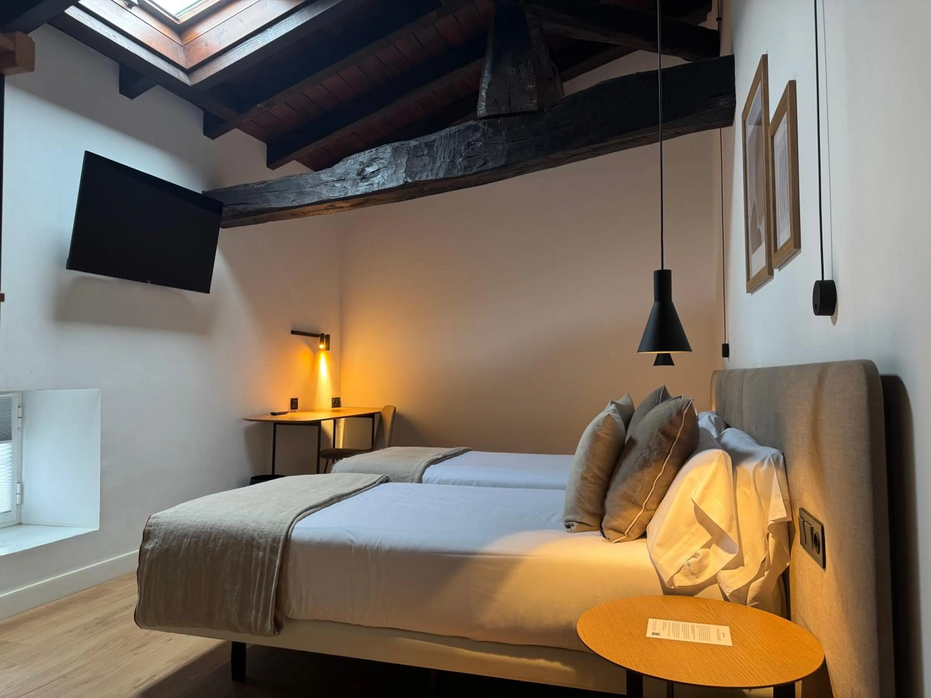 Bed in EtxeAundi Hotel Boutique