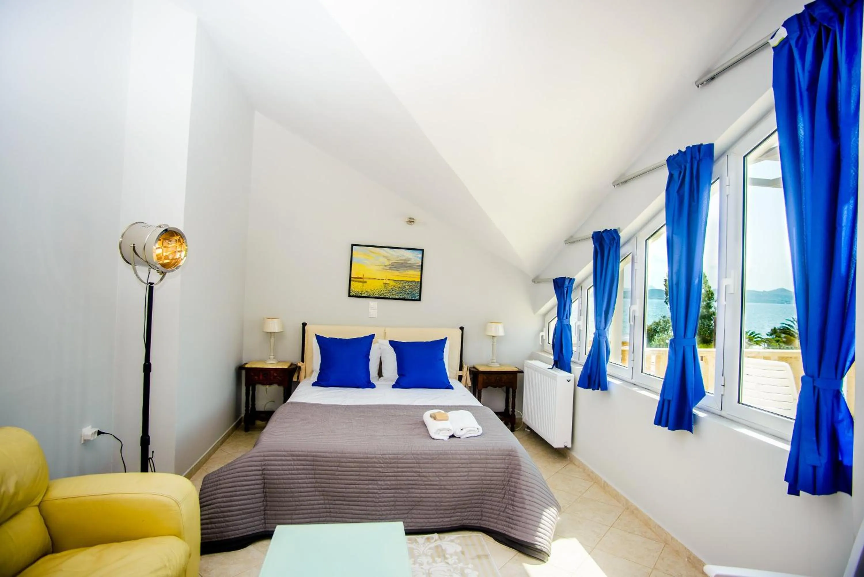 Bed in Xenia Ionis luxury apartments