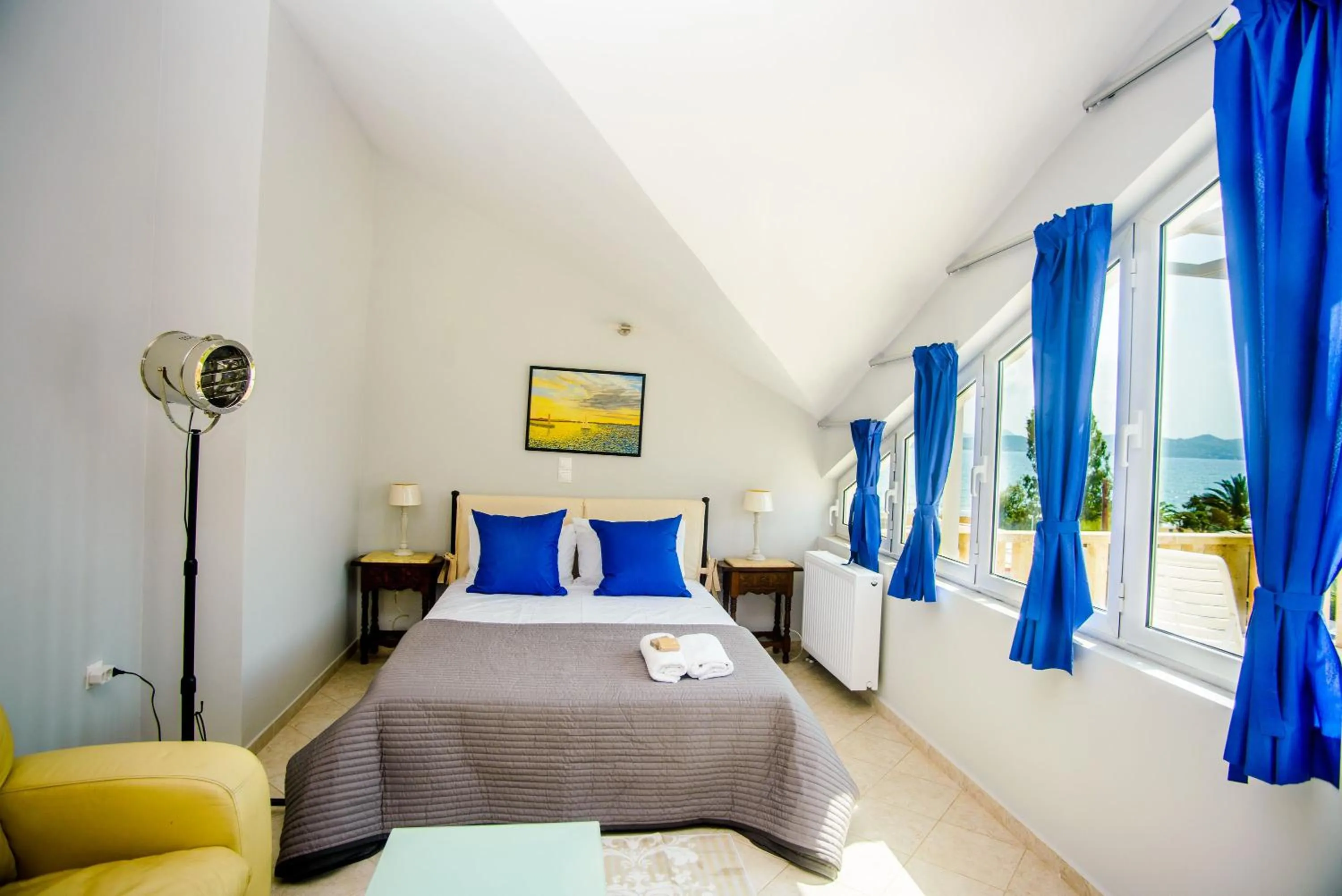 Bed in Xenia Ionis luxury apartments