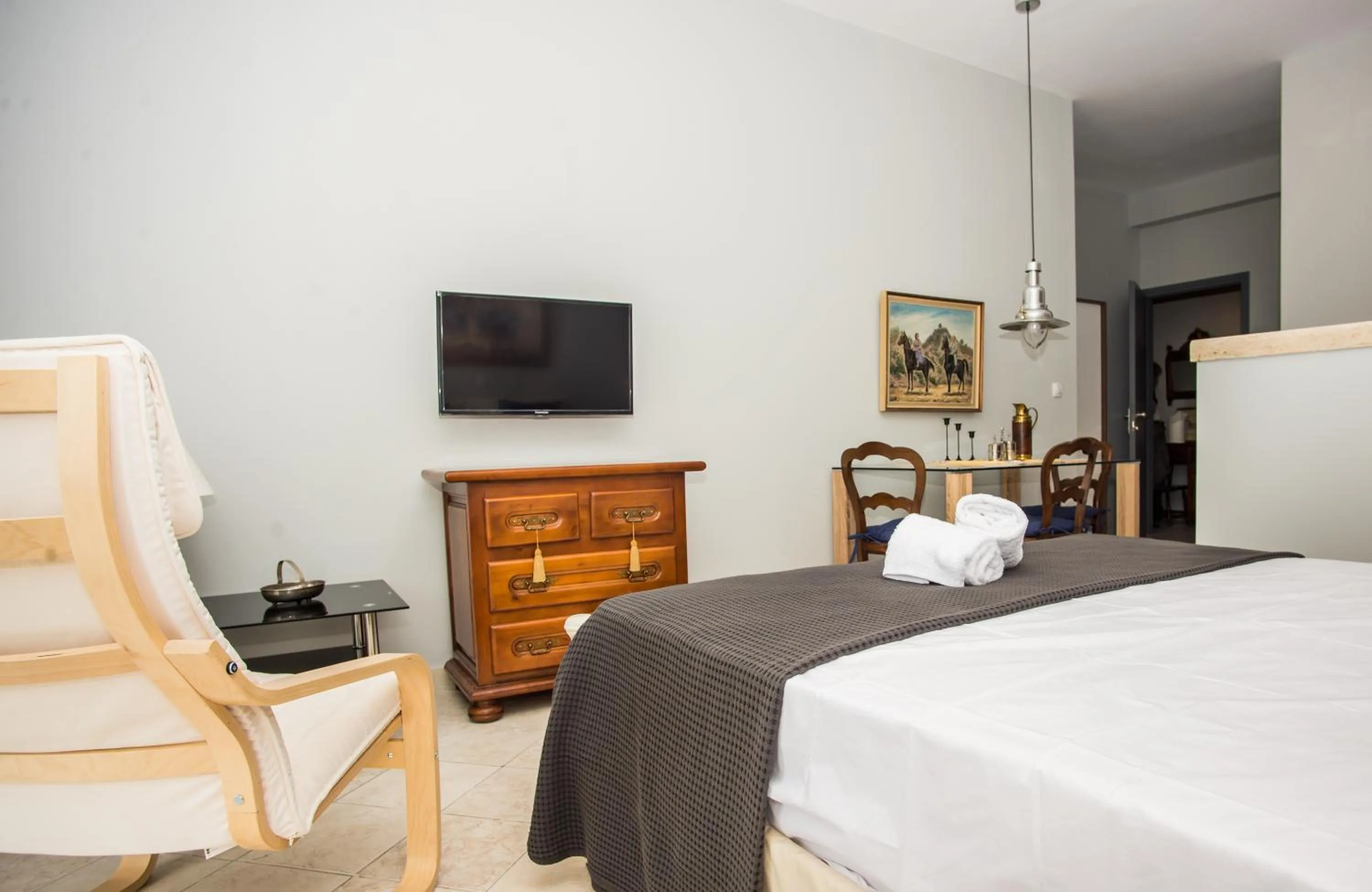 Bed in Xenia Ionis luxury apartments