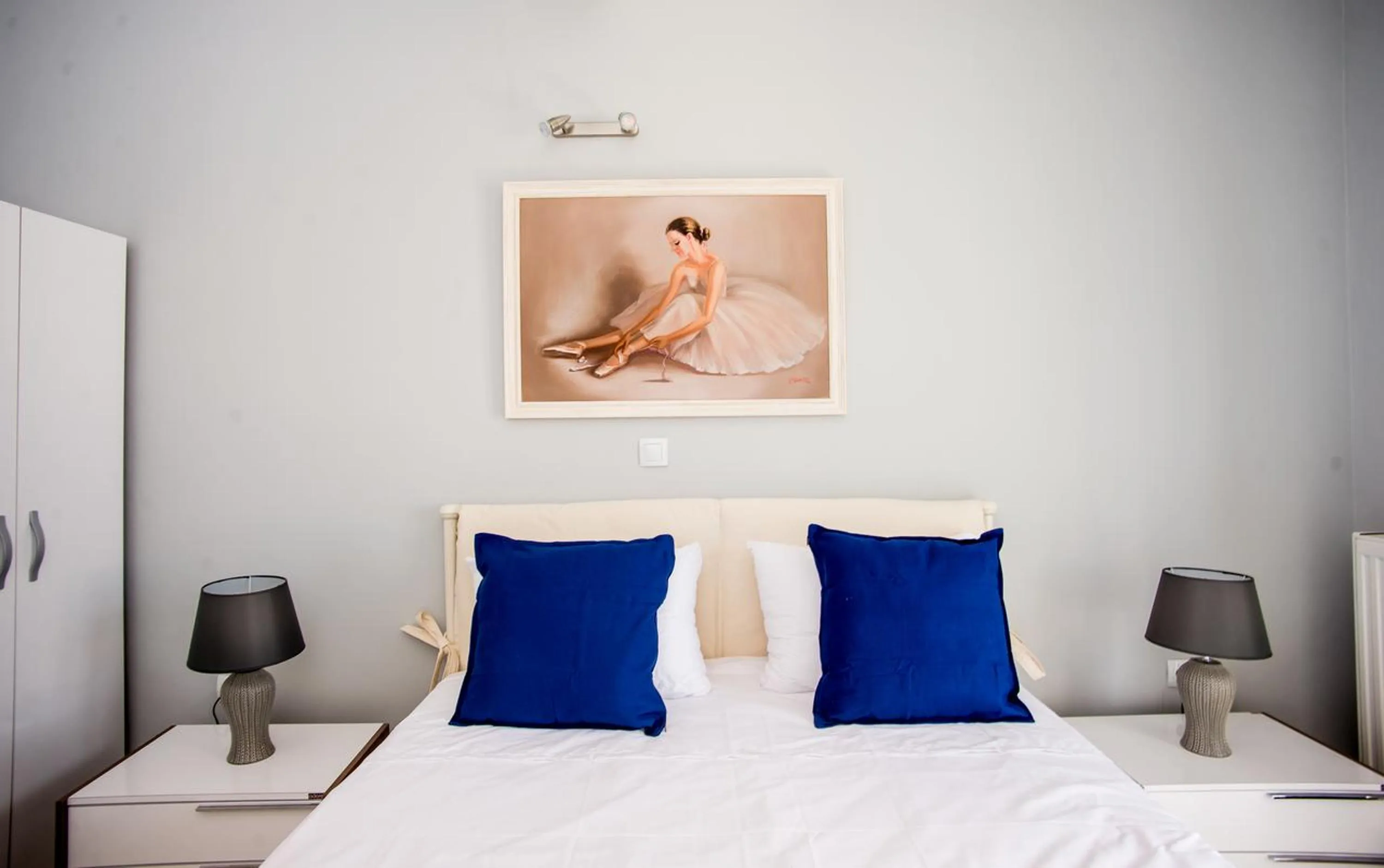 Bed in Xenia Ionis luxury apartments