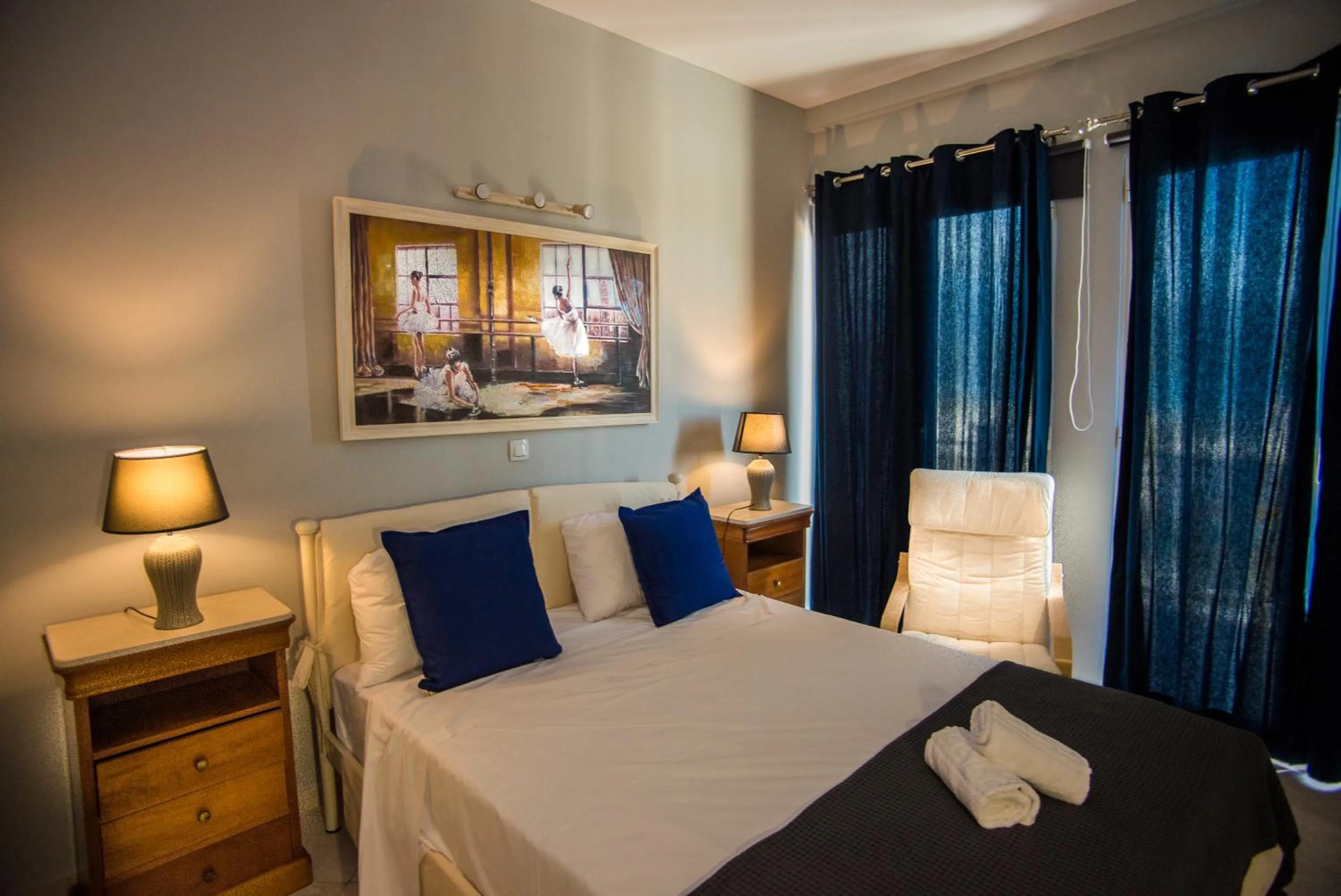 Bed in Xenia Ionis luxury apartments