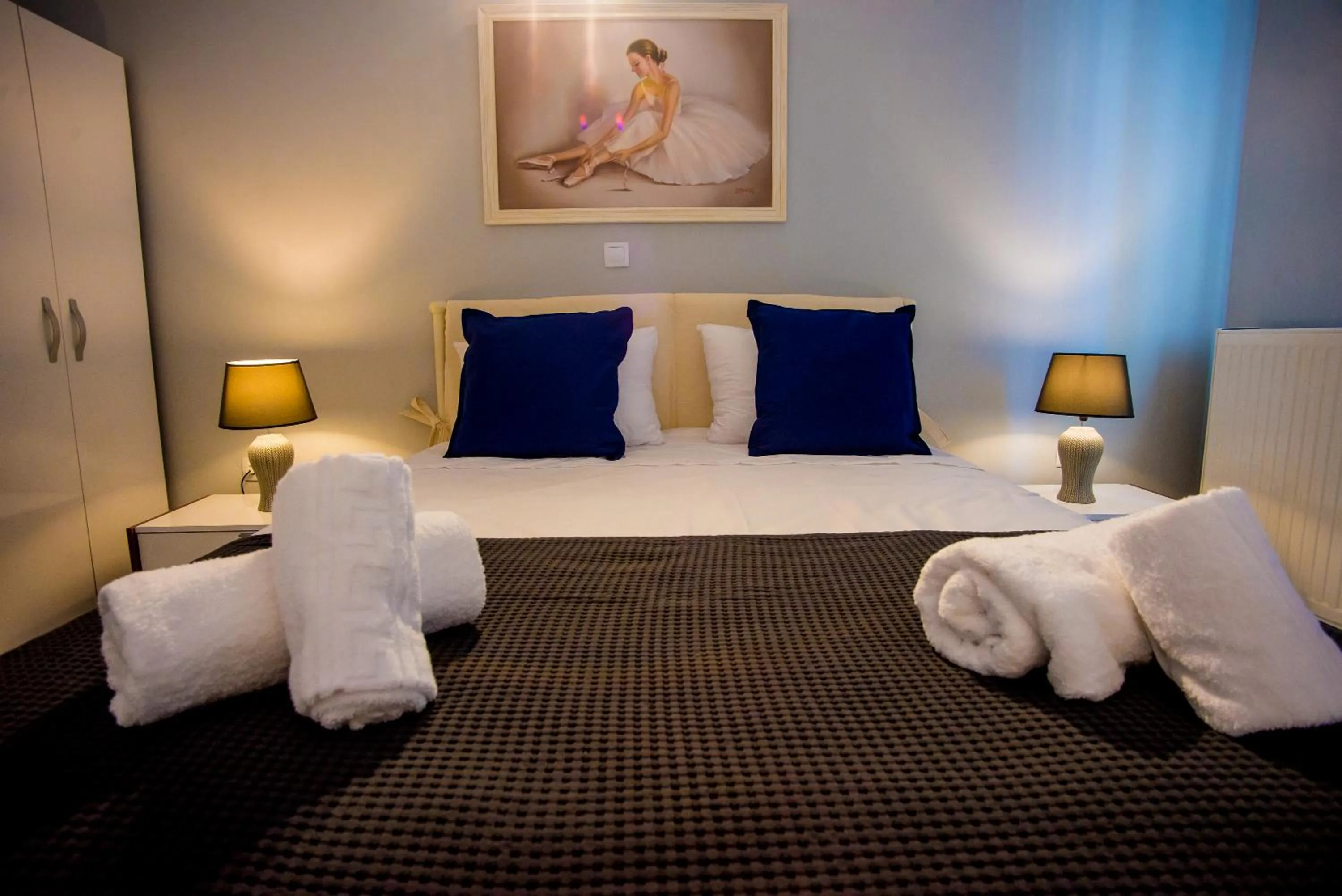 Bed in Xenia Ionis luxury apartments