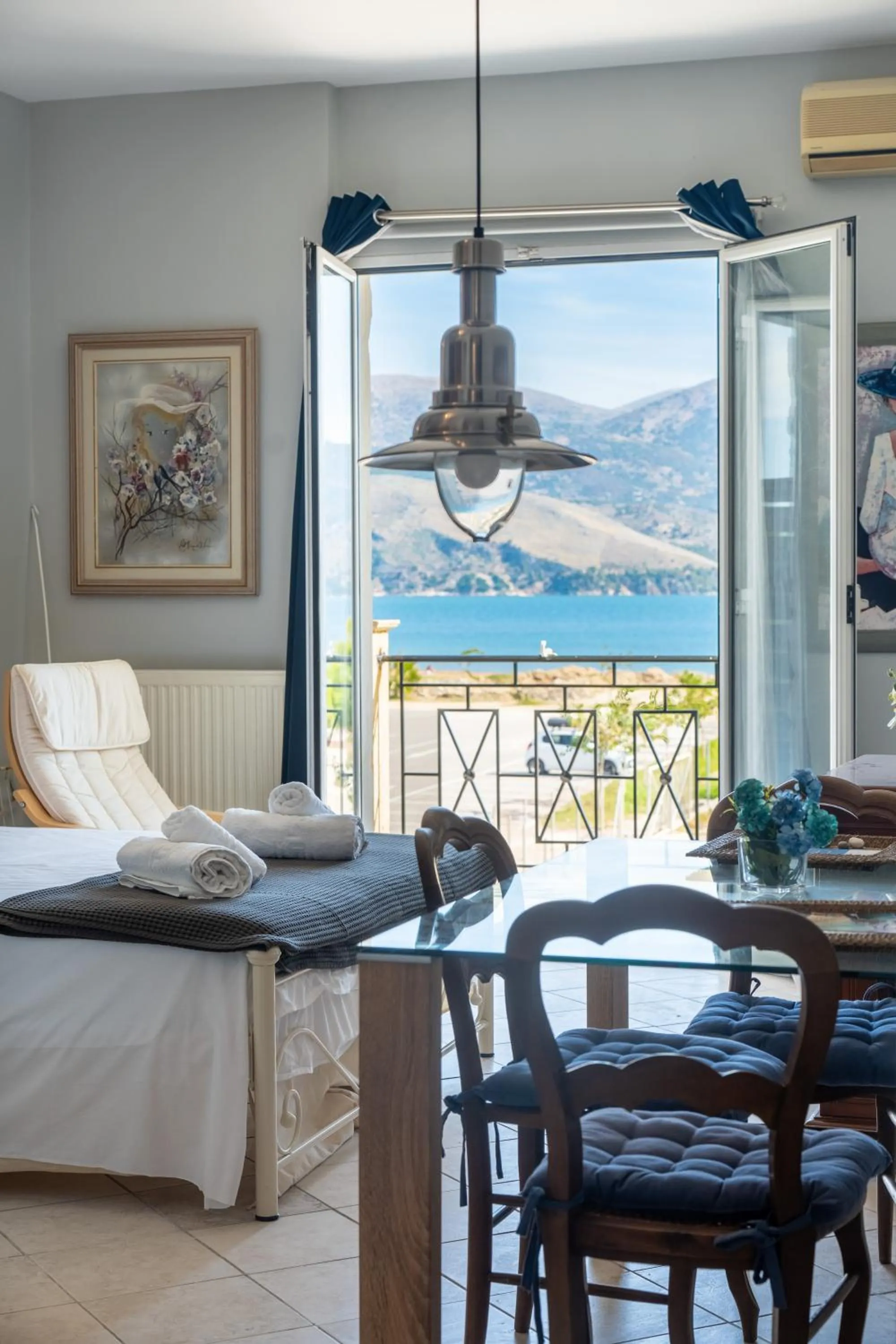 Bed in Xenia Ionis luxury apartments