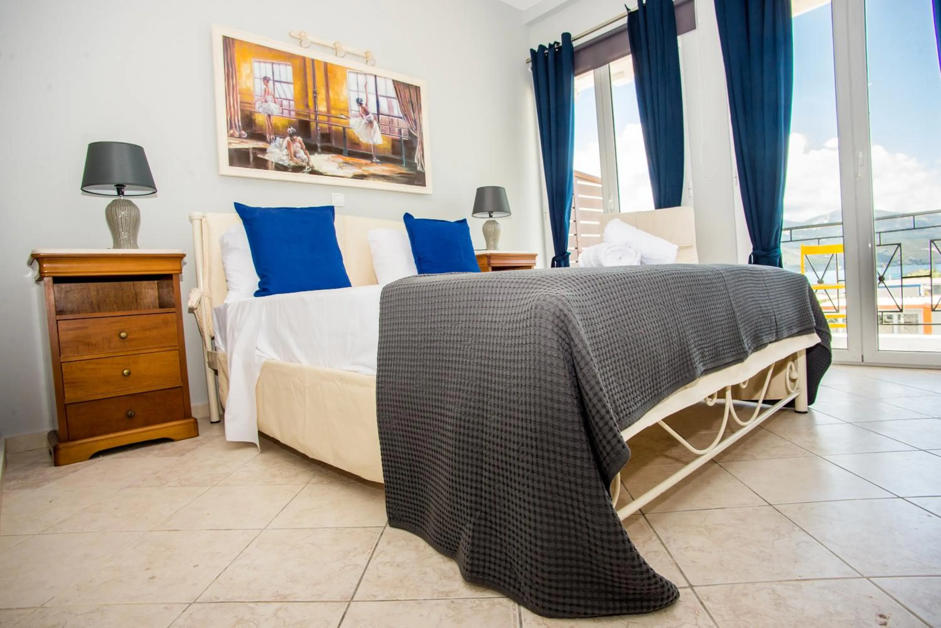Bed in Xenia Ionis luxury apartments