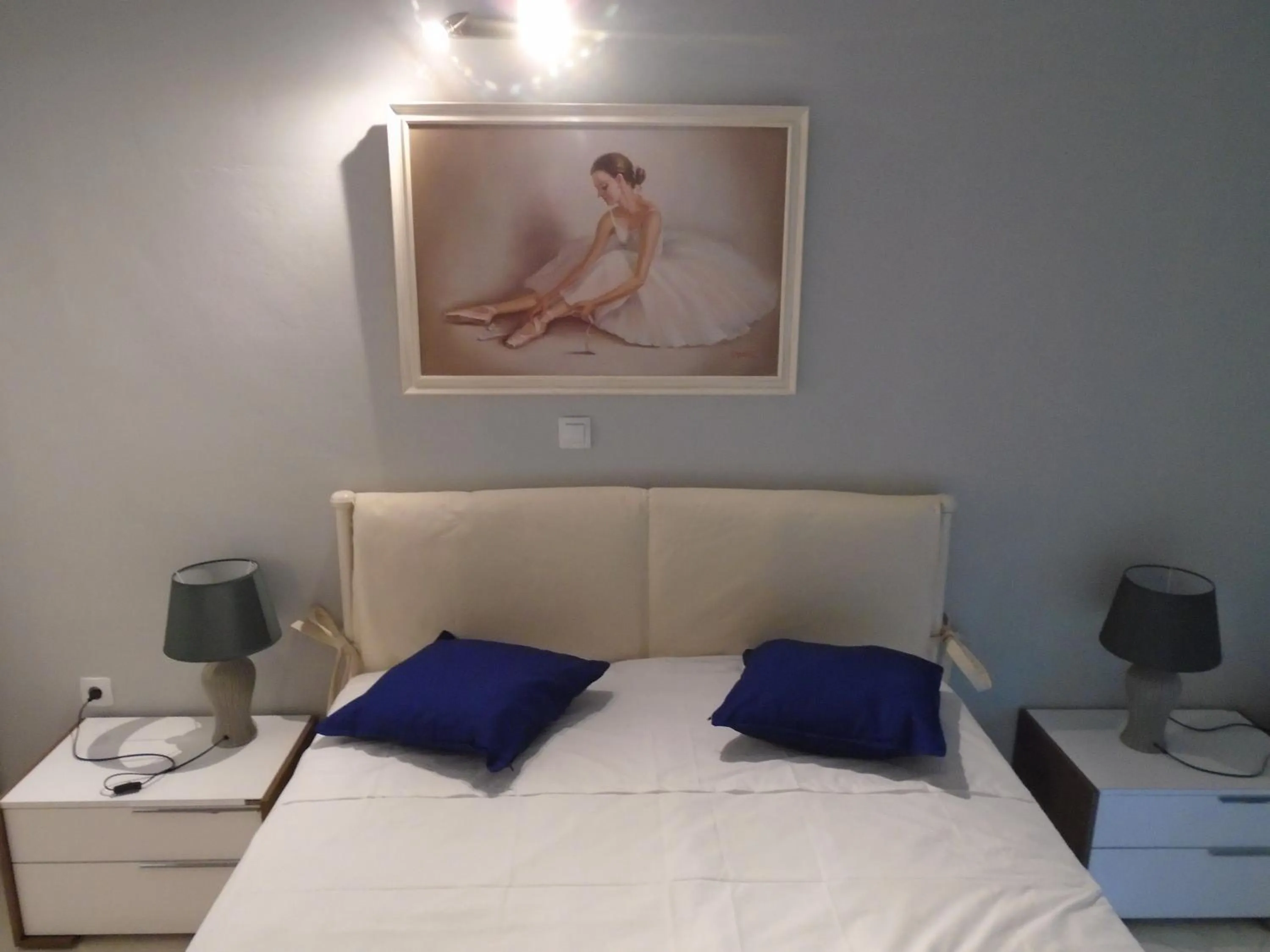 Bed in Xenia Ionis luxury apartments