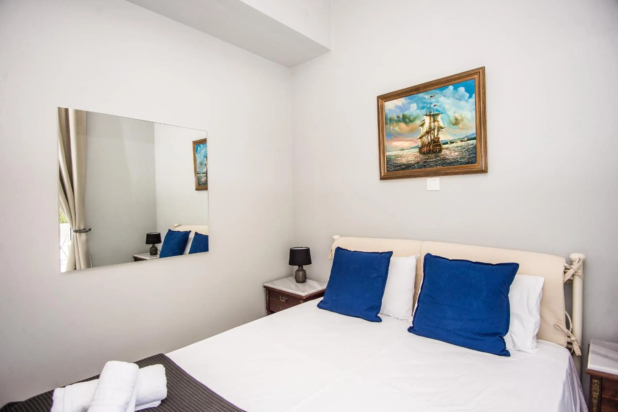 Bed in Xenia Ionis luxury apartments