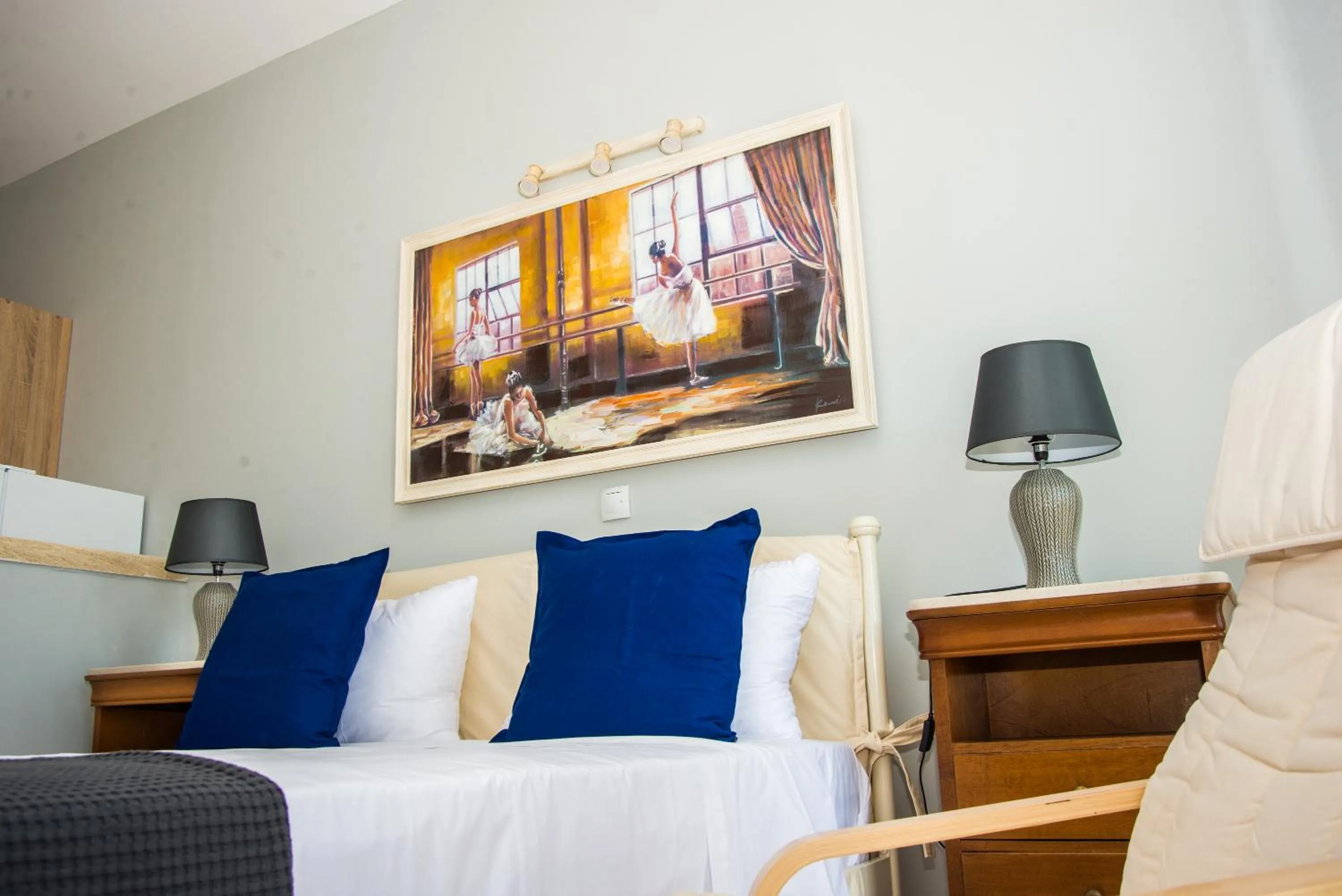 Bed in Xenia Ionis luxury apartments