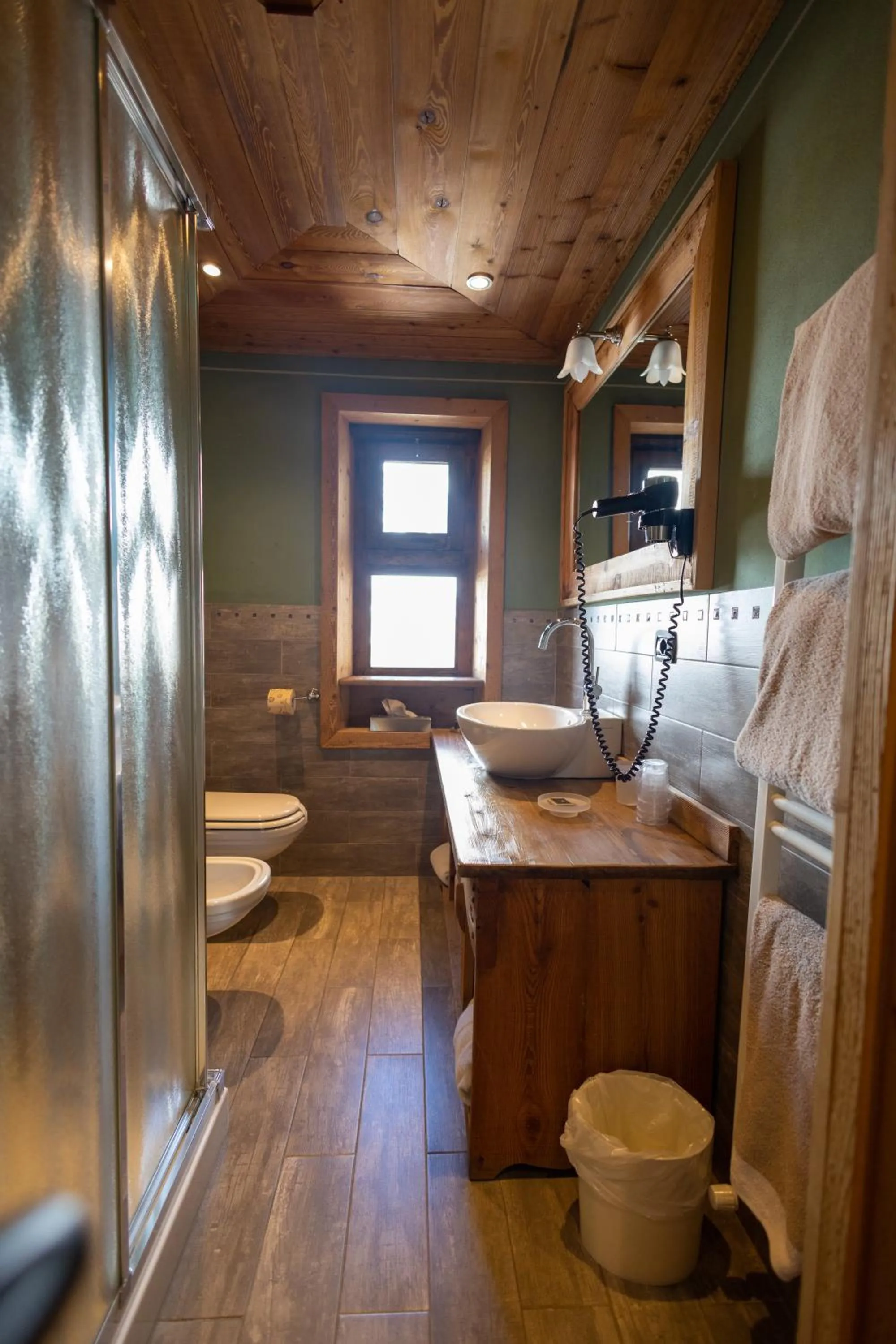 Bathroom in Hotel Bucaneve