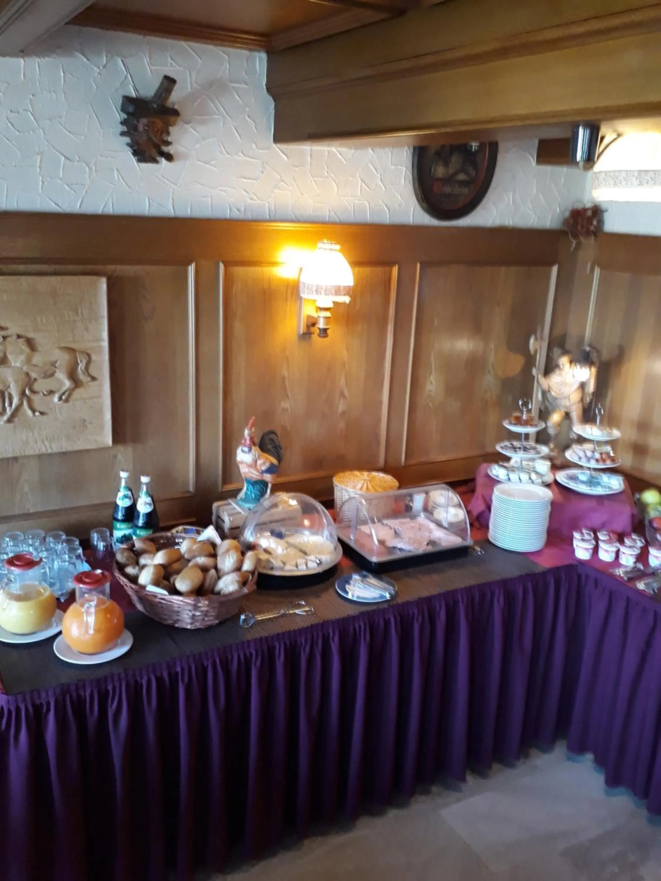 Continental breakfast in Pension Weinhaus Unger