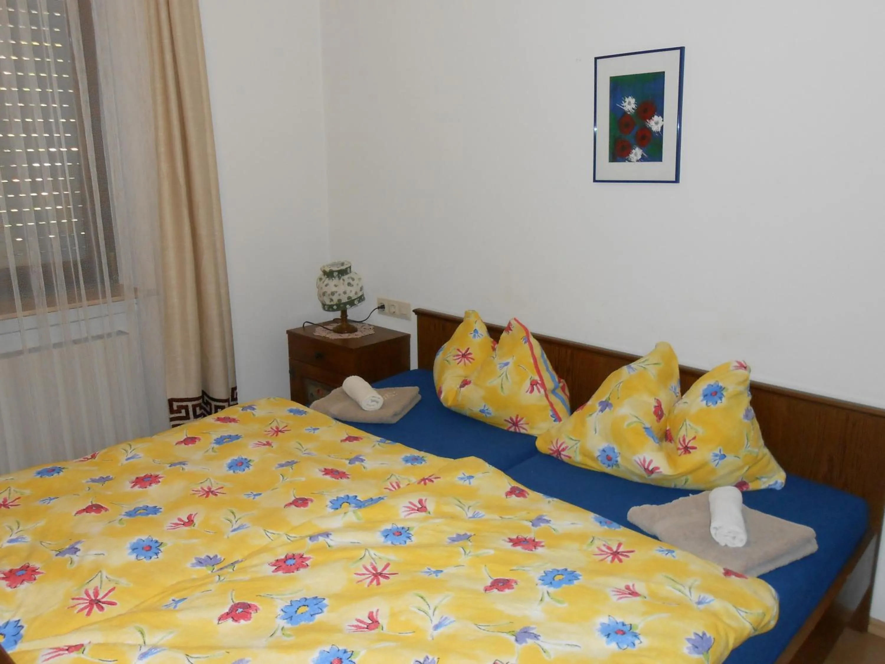 Bed in Pension Weinhaus Unger