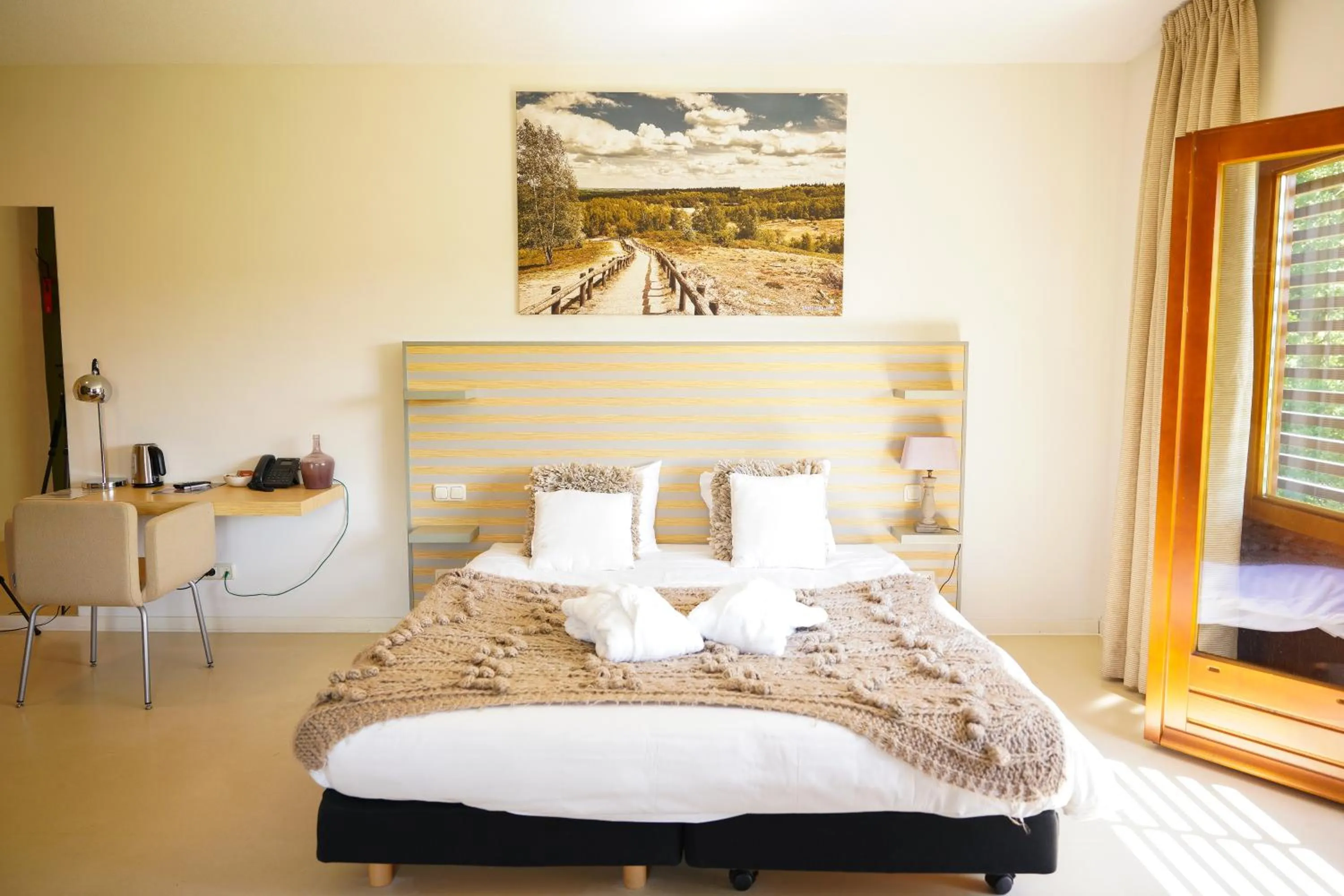 Bedroom, Bed in Boshotel Overberg