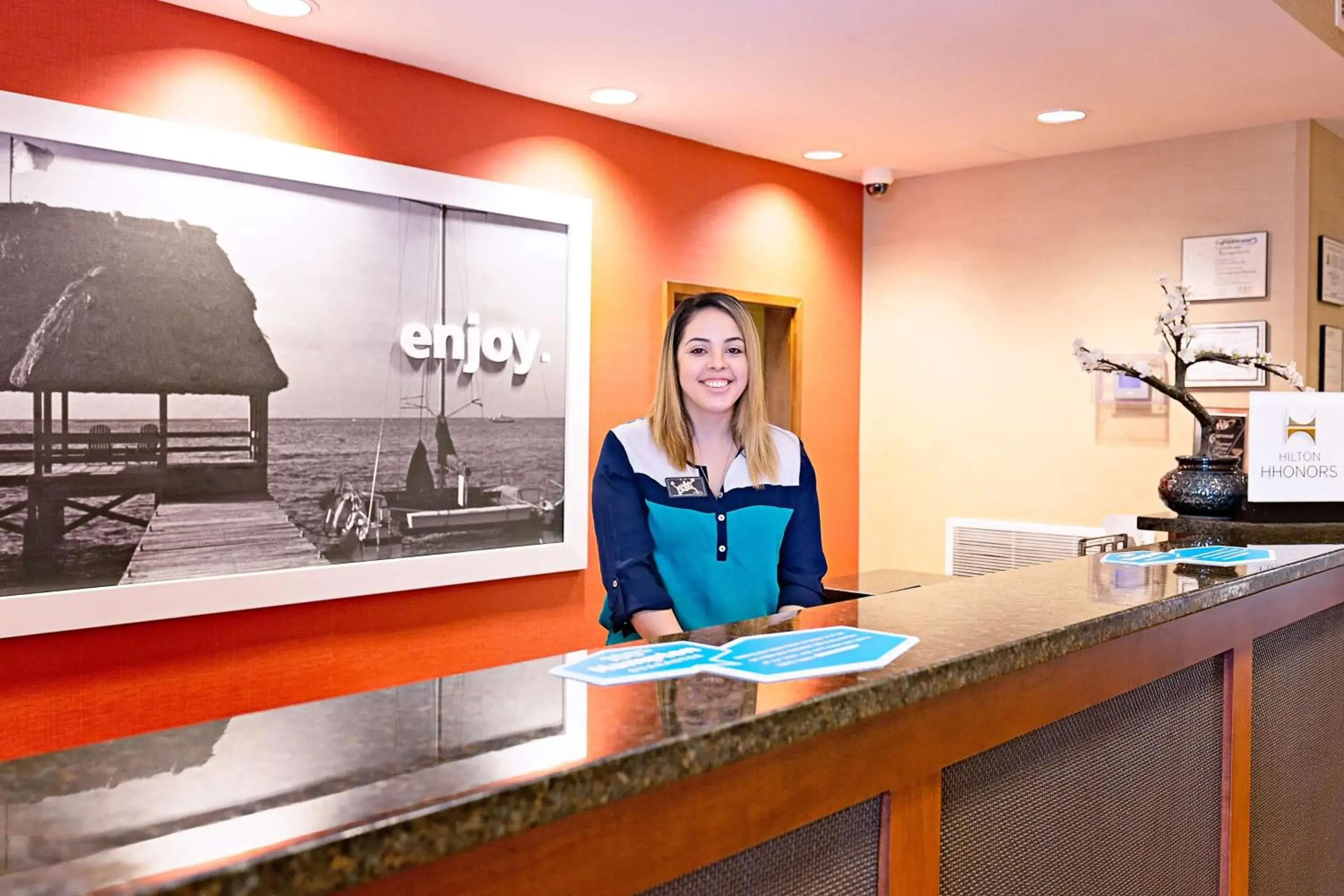 Lobby or reception in Hampton Inn & Suites Jacksonville Lobby or reception in Hampton Inn & Suites Jacksonville