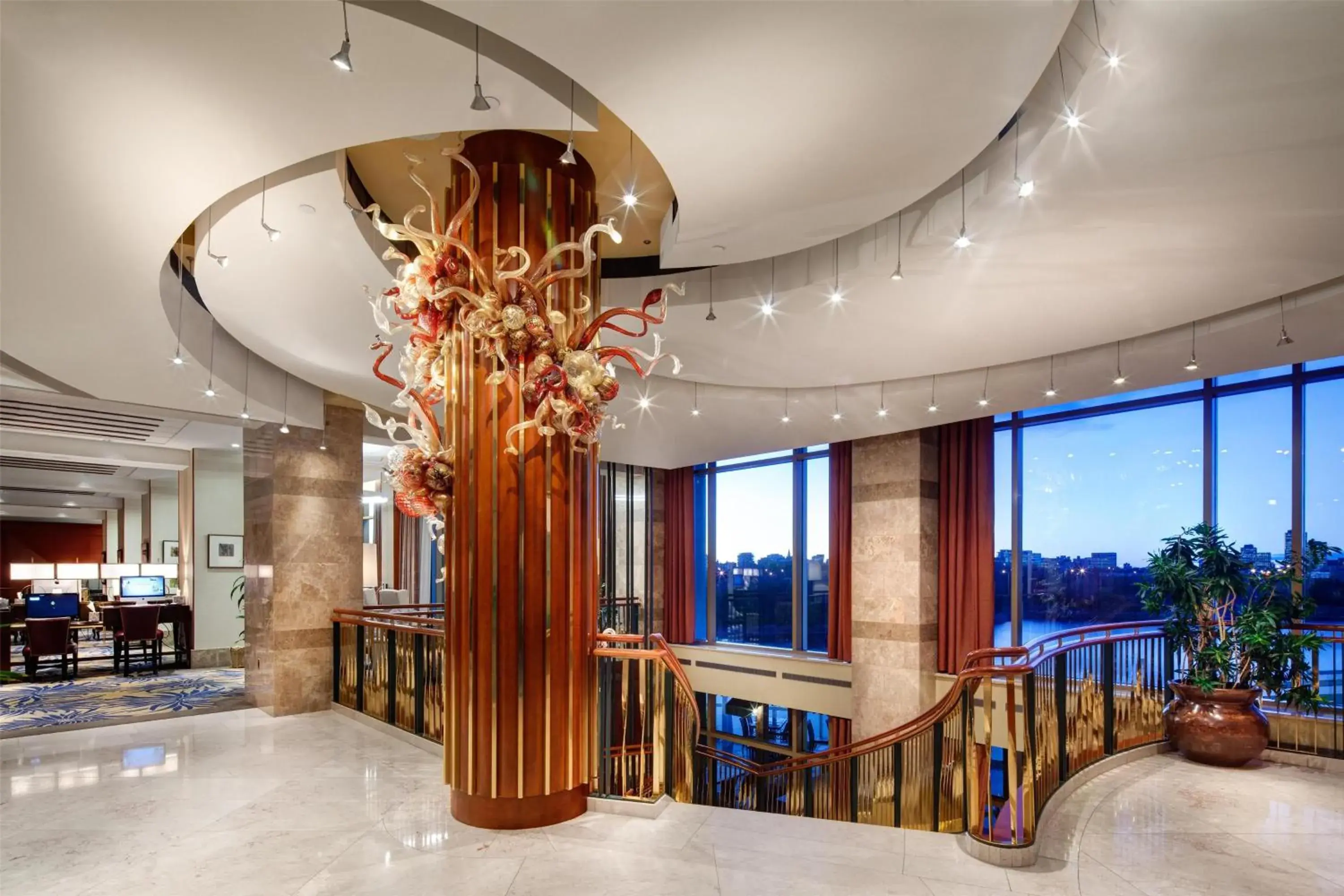 Lobby or reception in Hilton Lac-Leamy Lobby or reception in Hilton Lac-Leamy